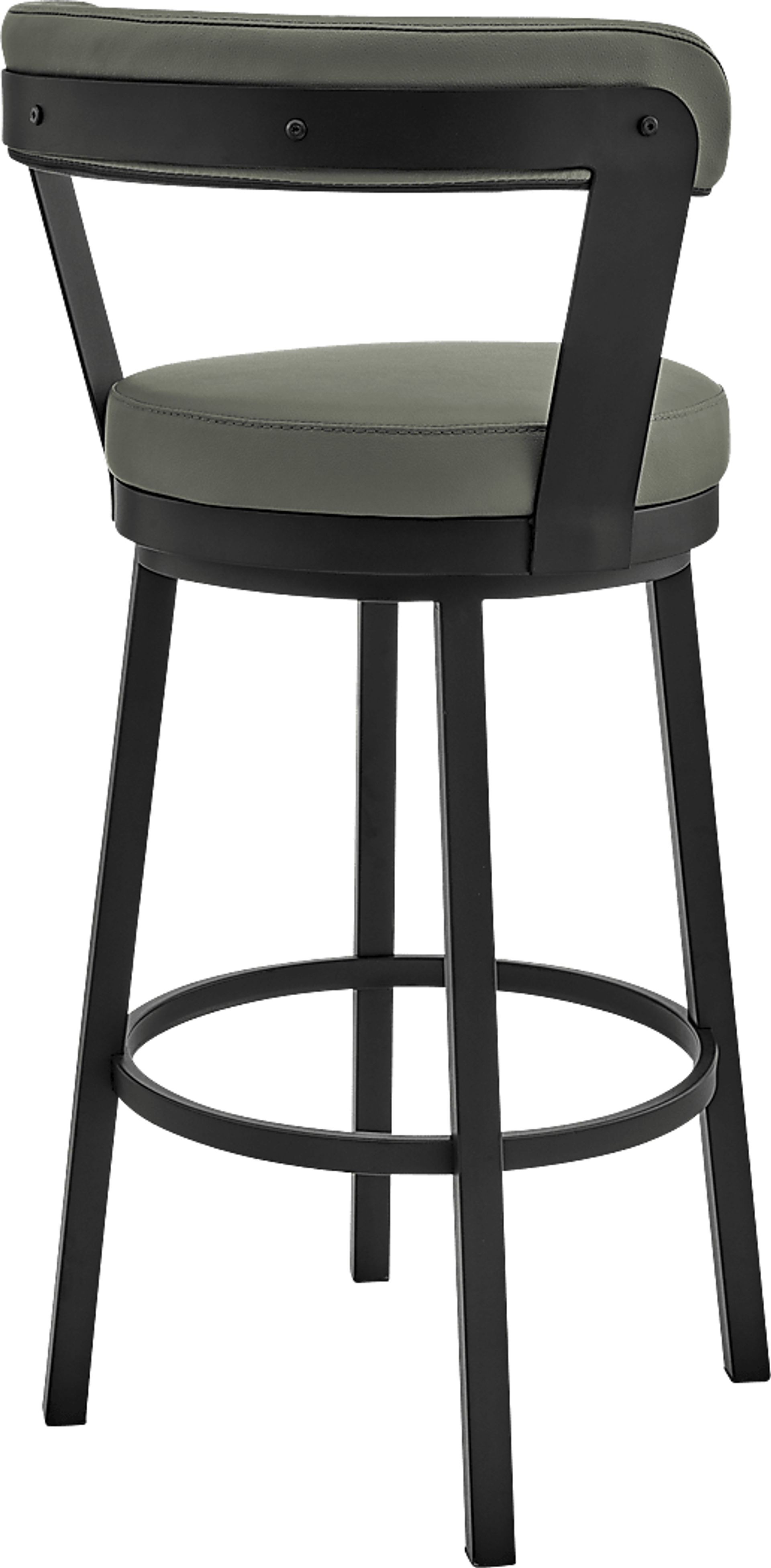 Zinat Gray Swivel Barstool - Image 5