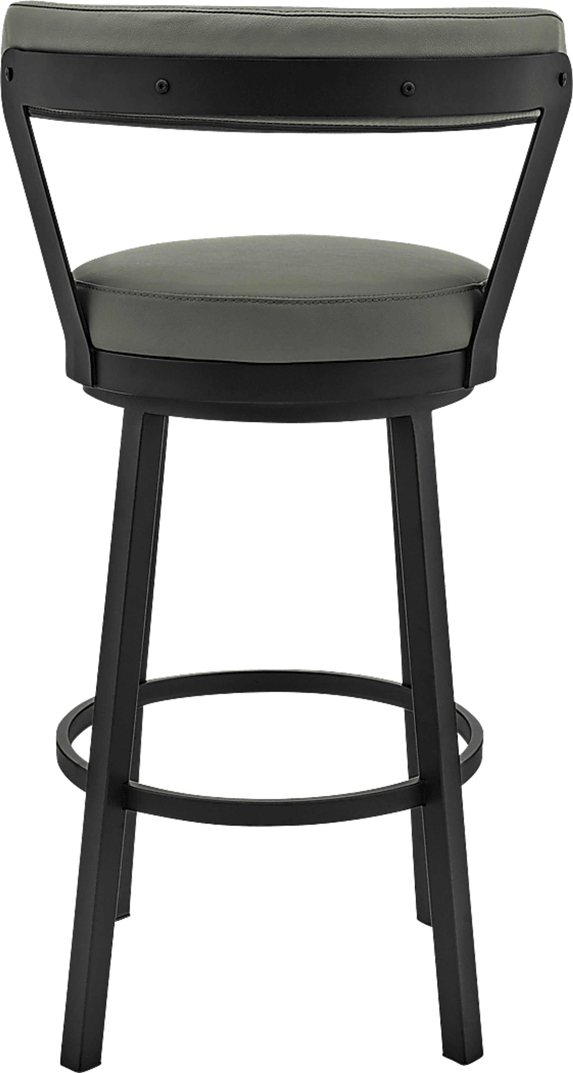 Zinat Gray Swivel Barstool - Image 6