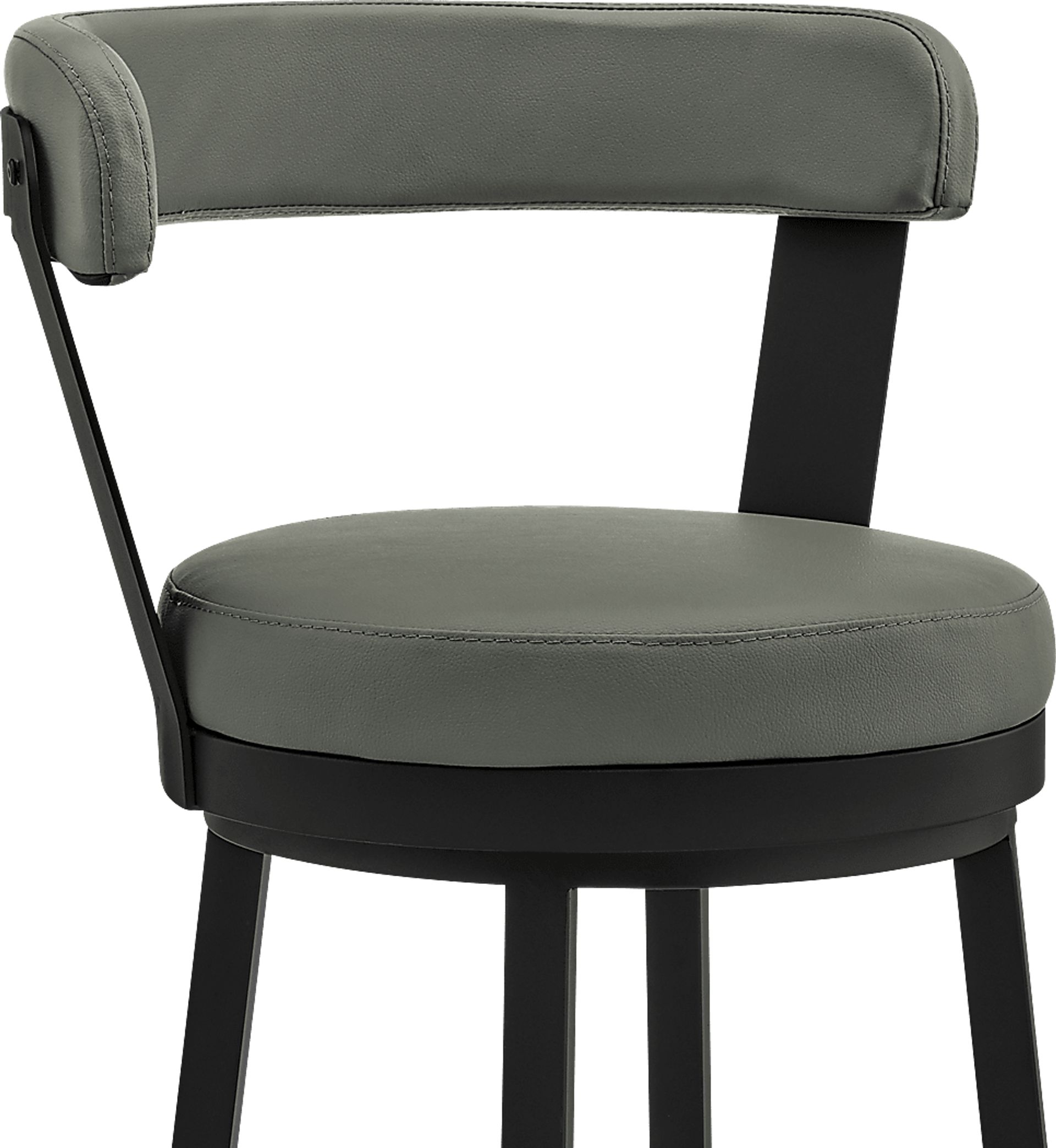 Zinat Gray Swivel Barstool - Image 7