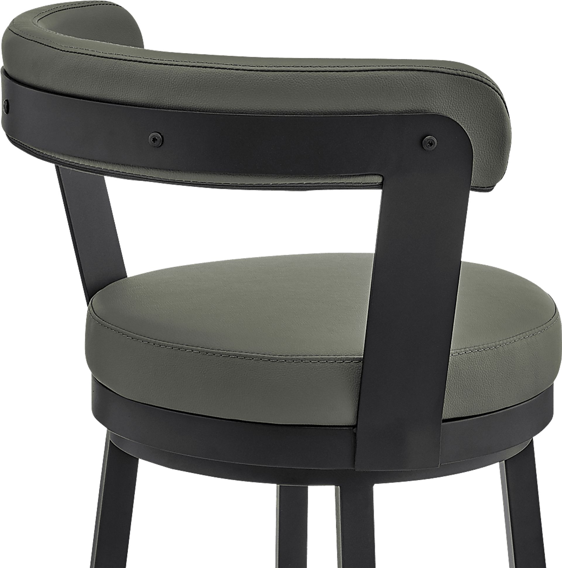 Zinat Gray Swivel Barstool - Image 8