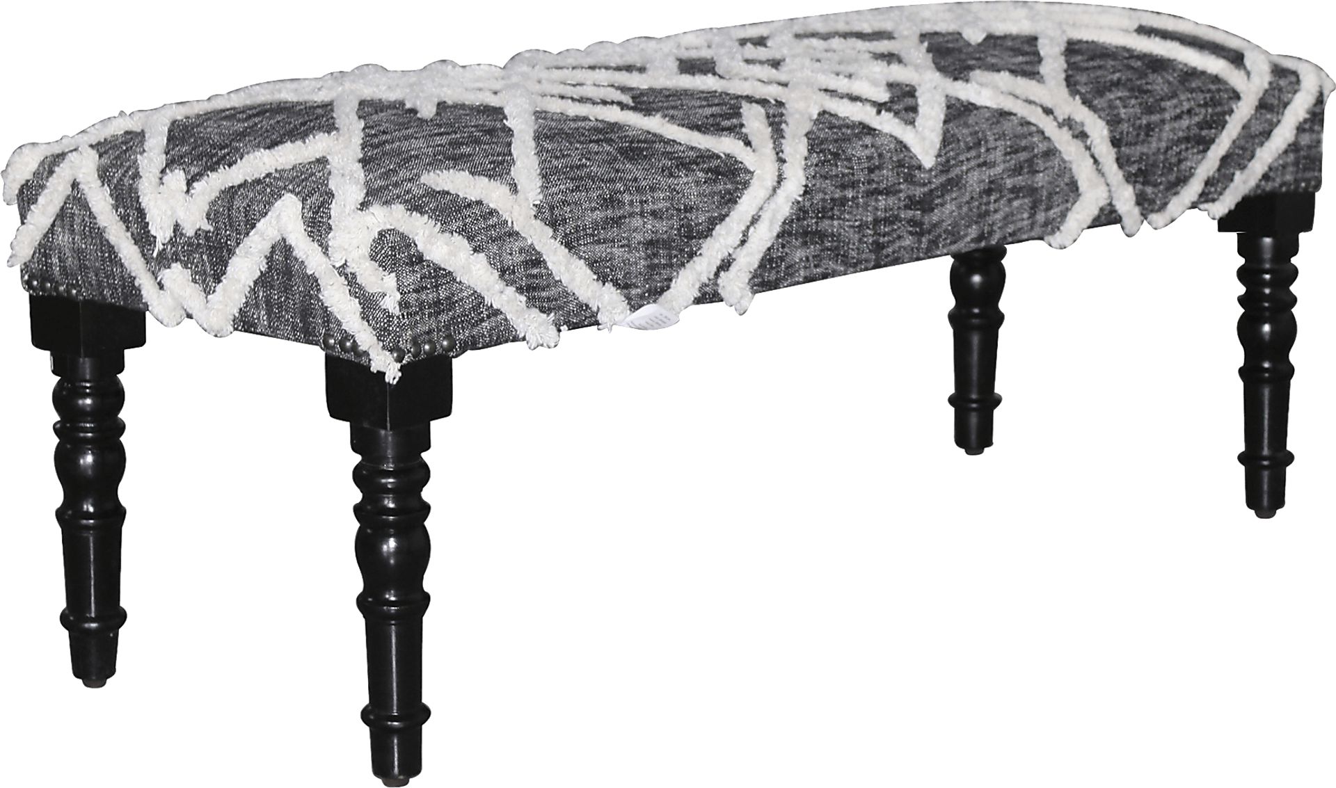 Zindan Black/Gray Bench - Image 1