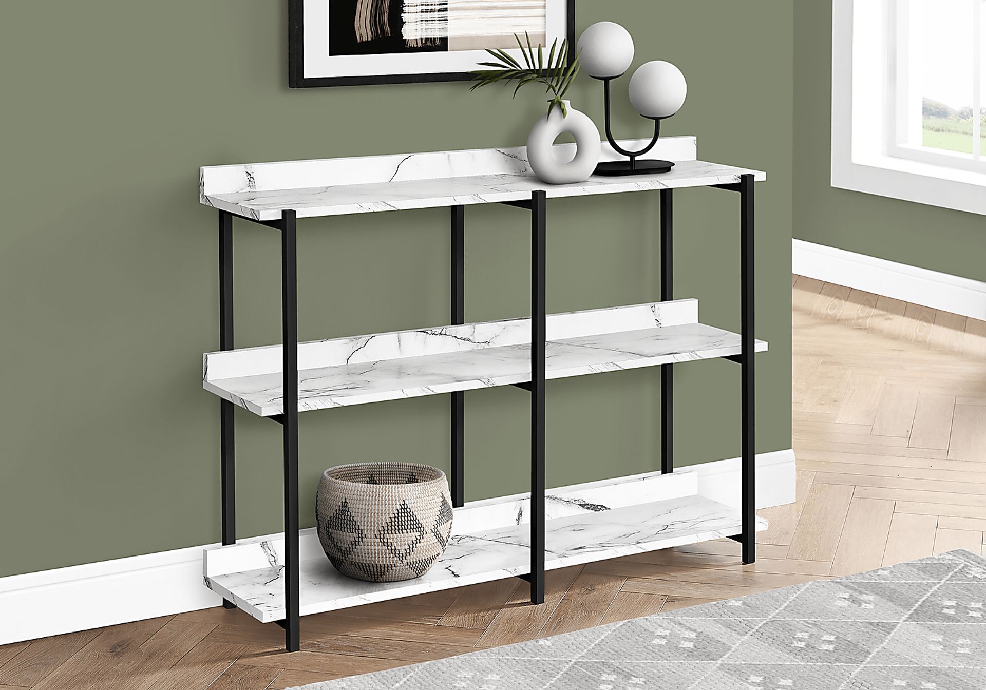 Zinke White Console Table - Image 9
