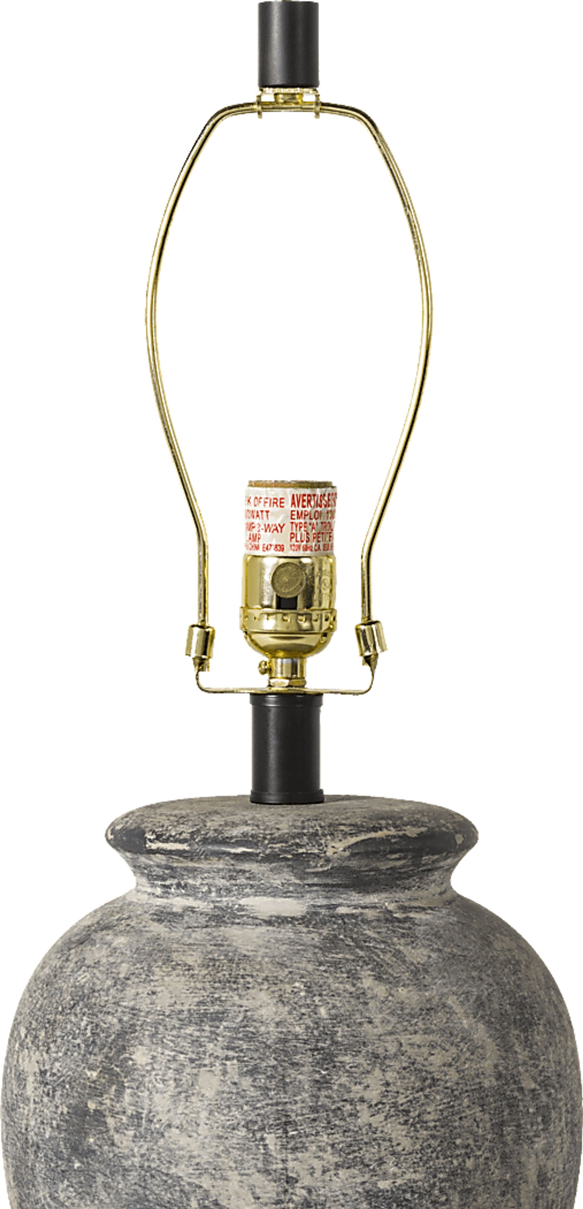 Zinna Cay Gray Lamp - Image 4