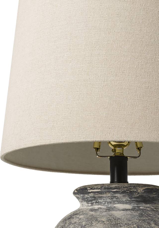 Zinna Cay Gray Lamp - Thumbnail - Image 5