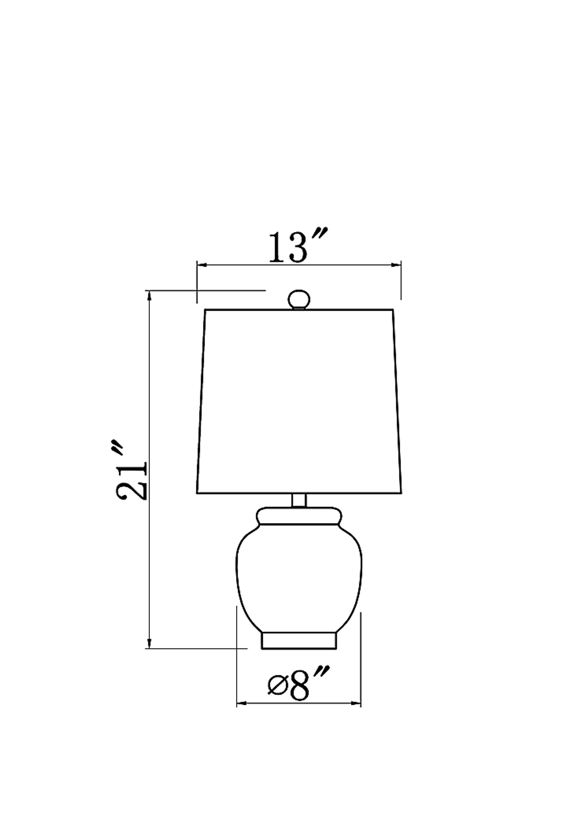 Zinna Cay Gray Lamp - Image 7
