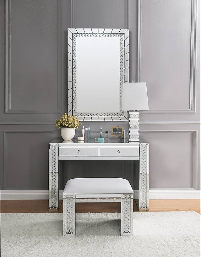 Zinran Silver Desk - Thumbnail - Image 2