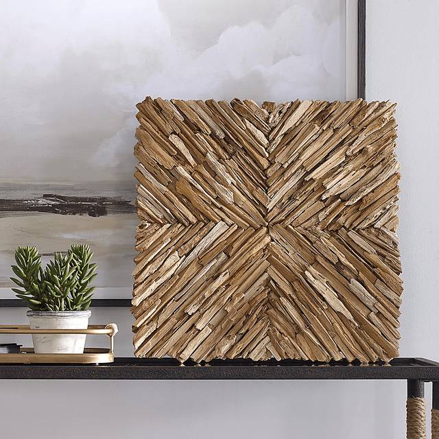 Zio Brown Wall Decor - Thumbnail - Image 2