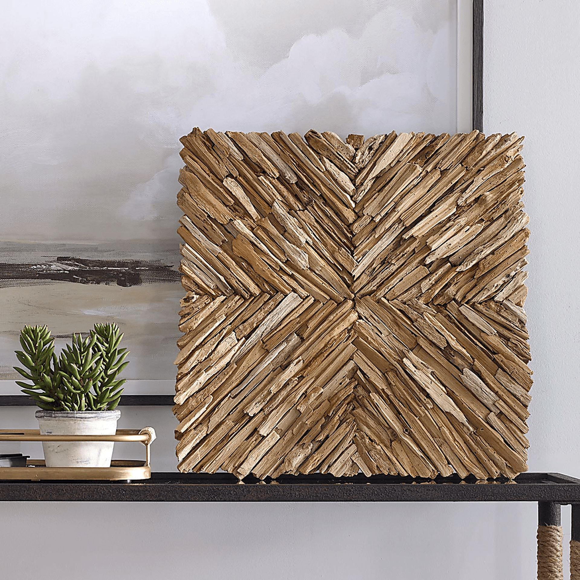 Zio Brown Wall Decor - Image 2