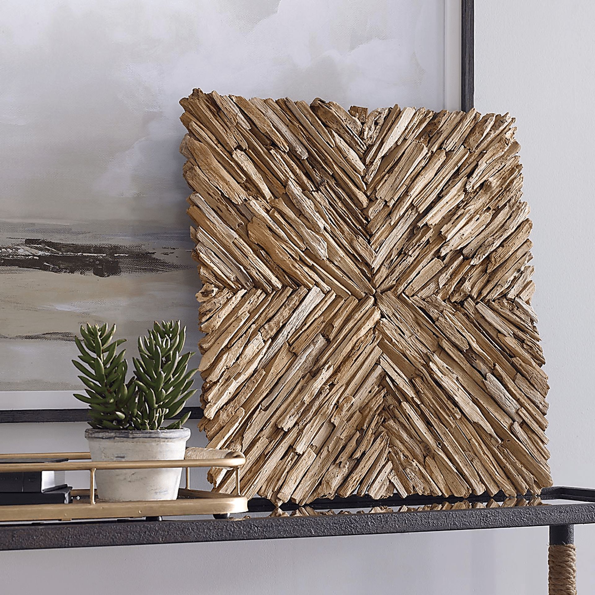 Zio Brown Wall Decor - Image 3