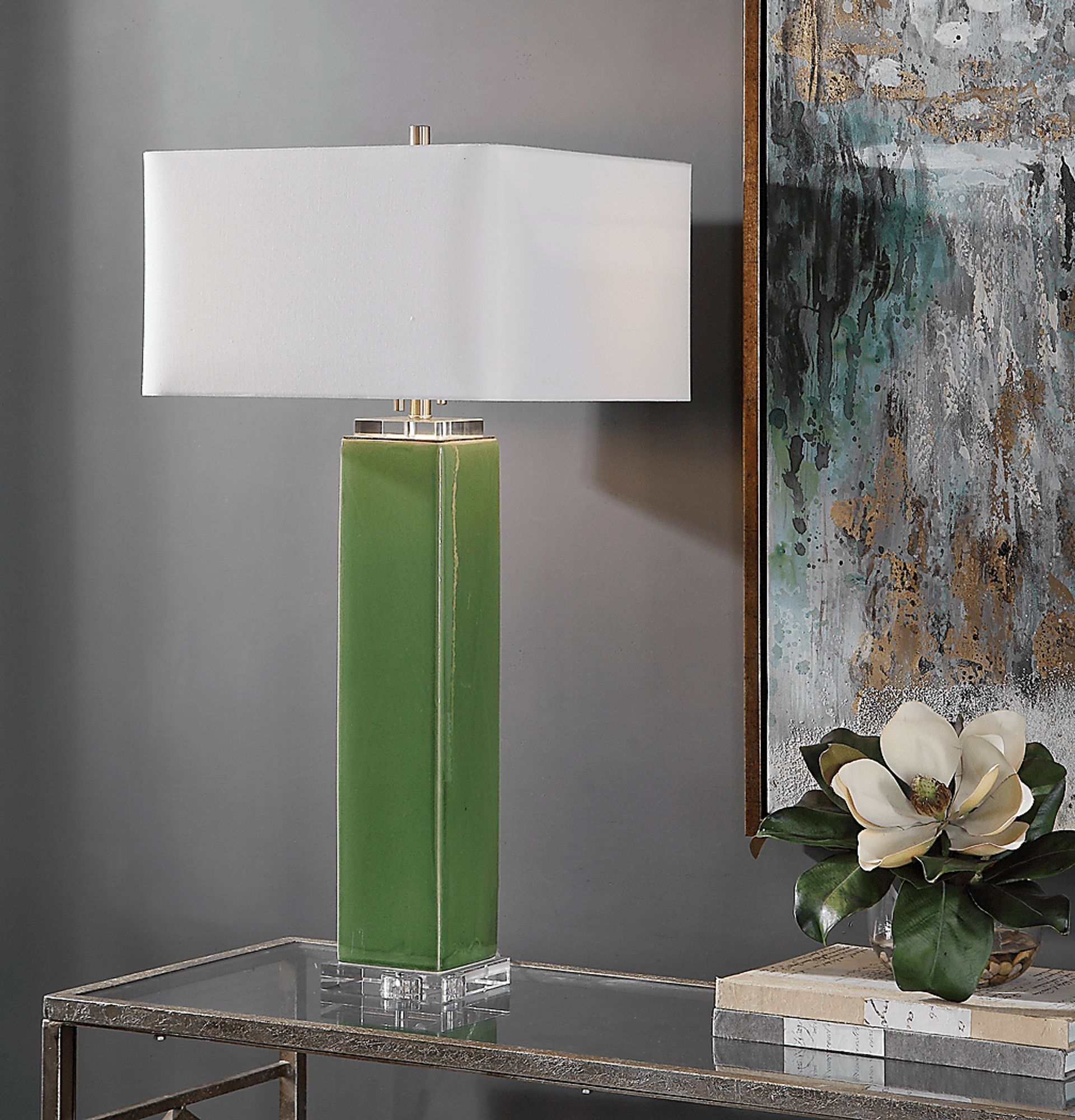 Zion Boulevard Green Lamp - Image 2