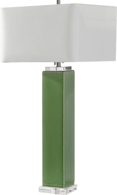 Zion Boulevard Green Lamp