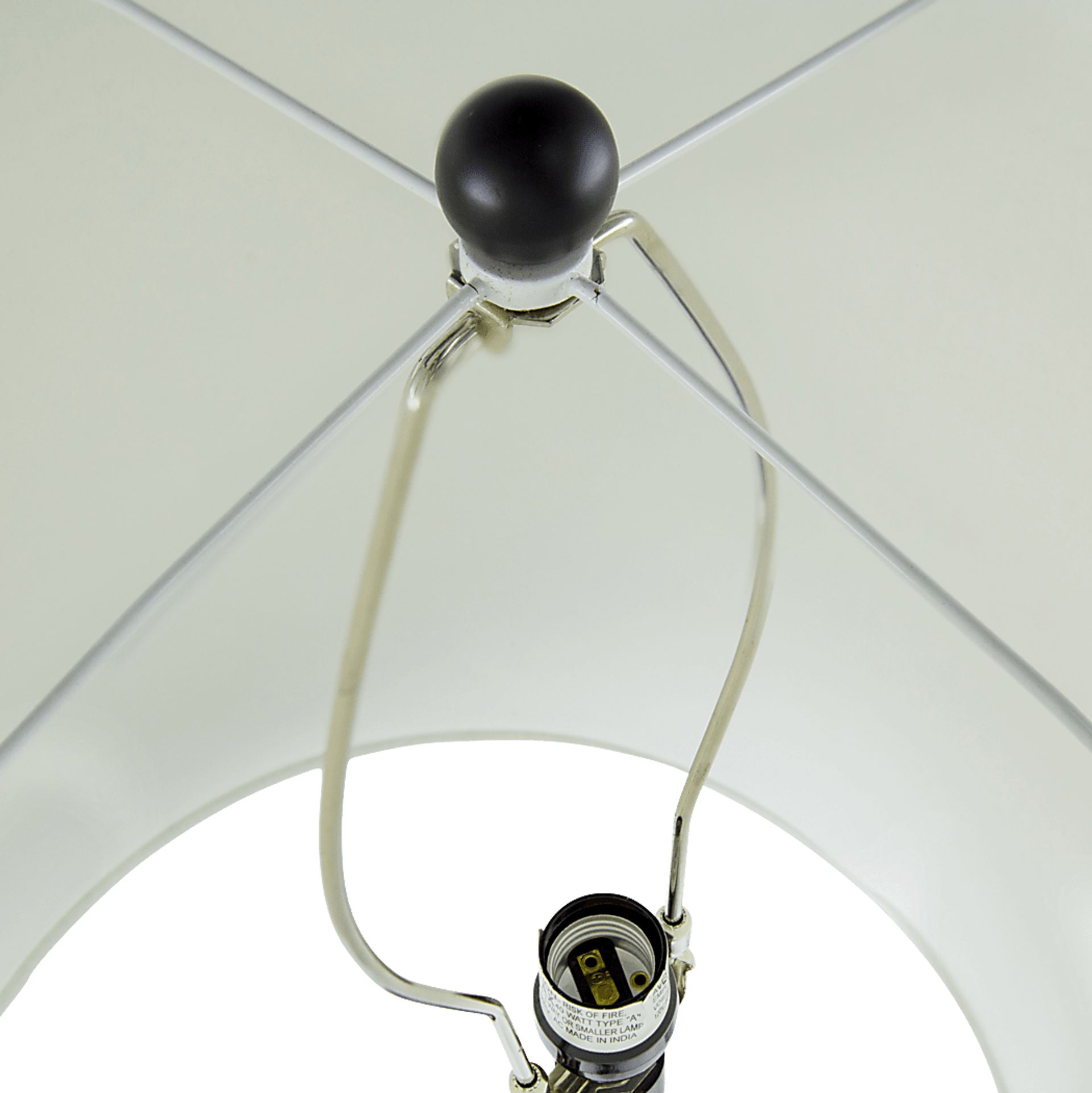 Zioni Lane Black Floor Lamp - Image 3