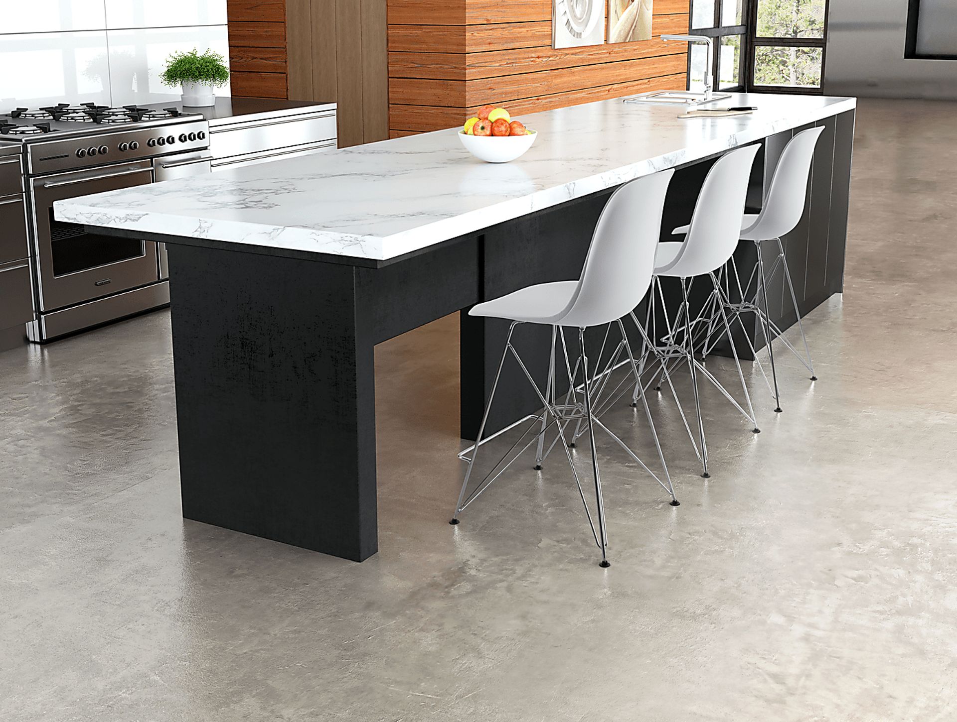 Zip White Barstool - Image 2