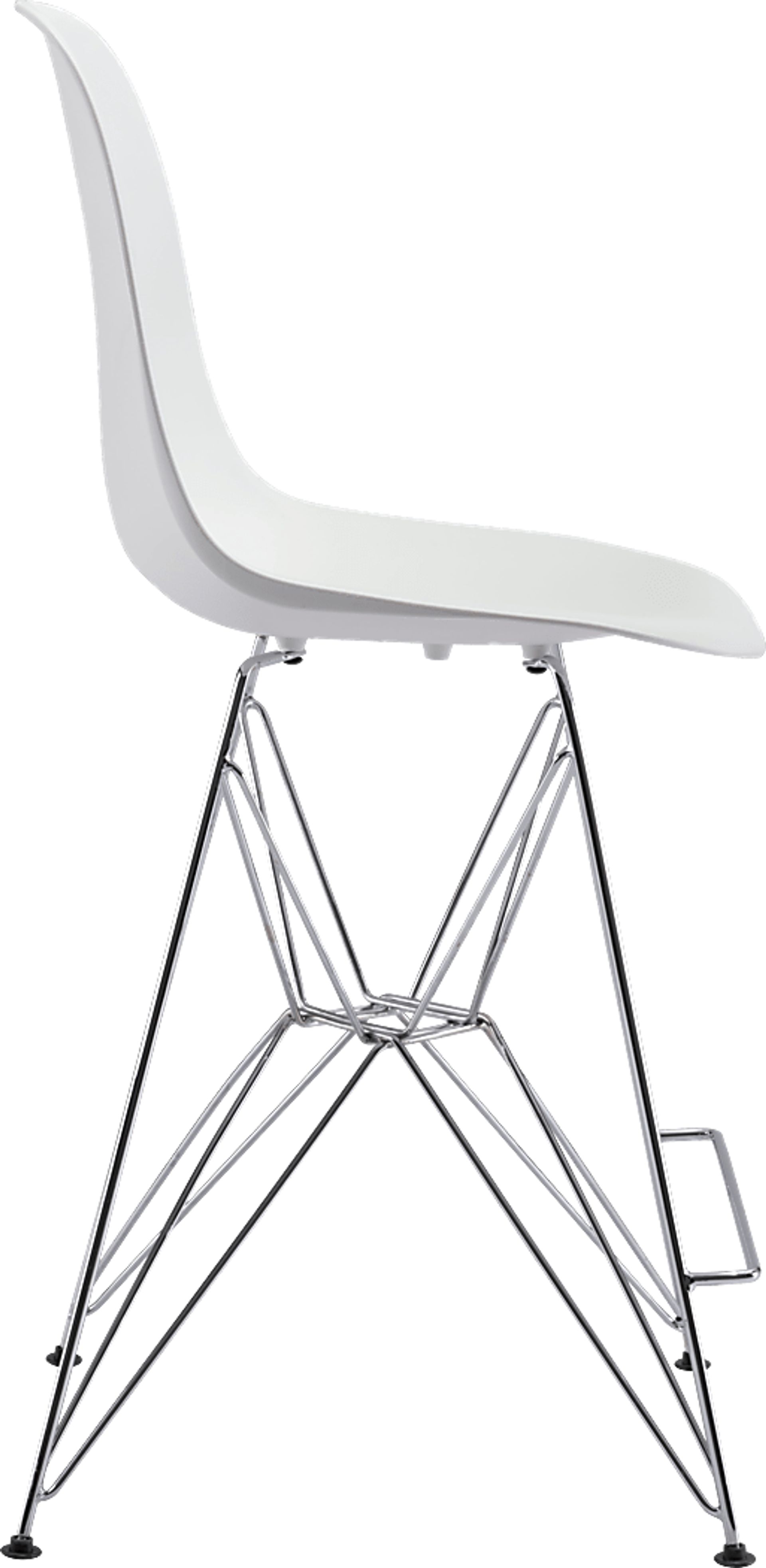 Zip White Barstool - Image 3