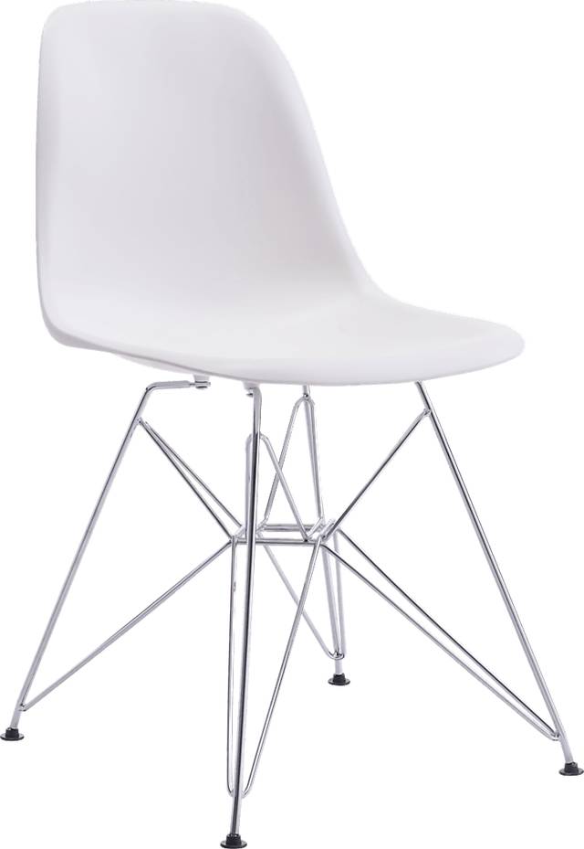 Zip White Dining Chair - Thumbnail - Image 1