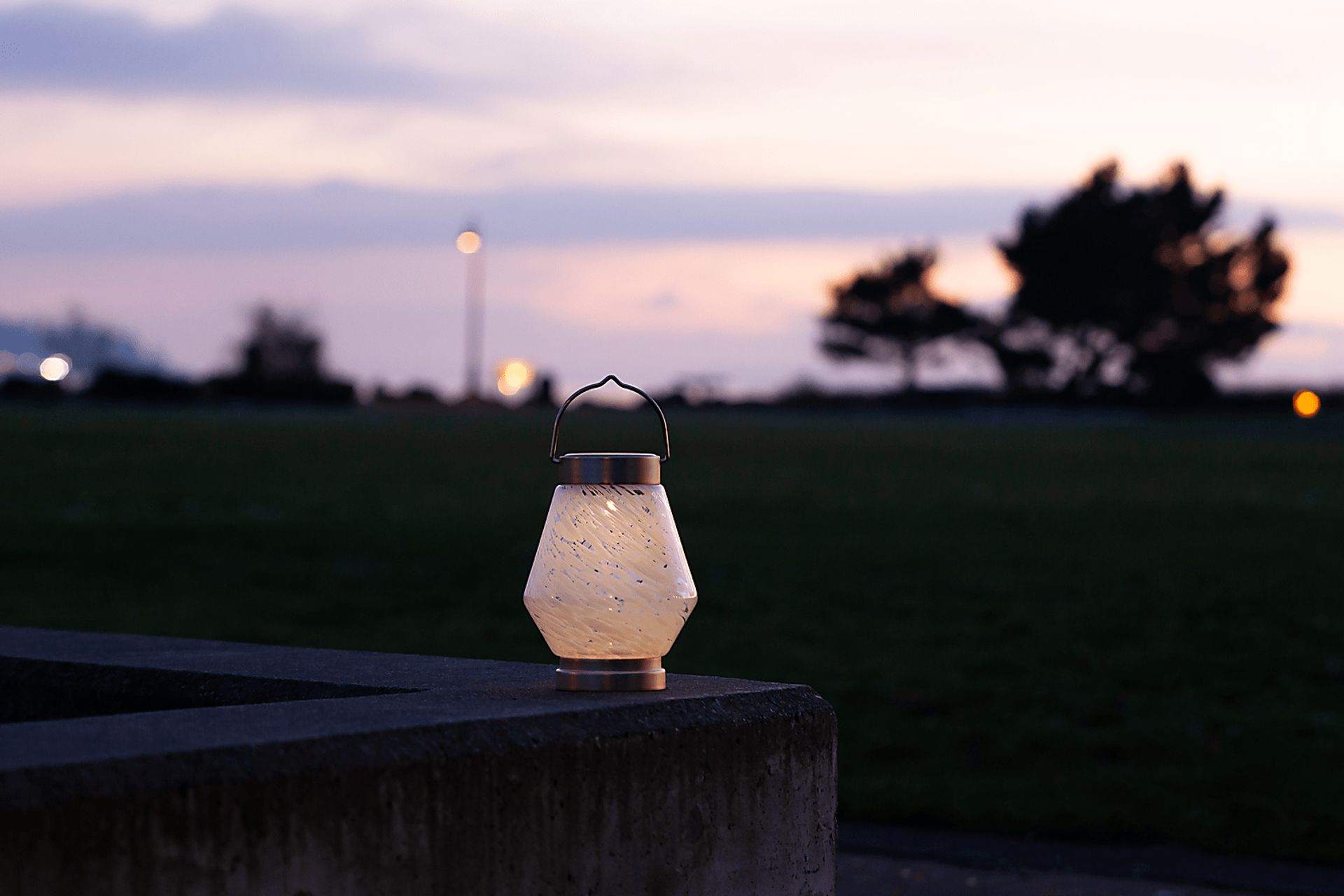 Zipton Isle Outdoor White Solar Lantern - Image 7