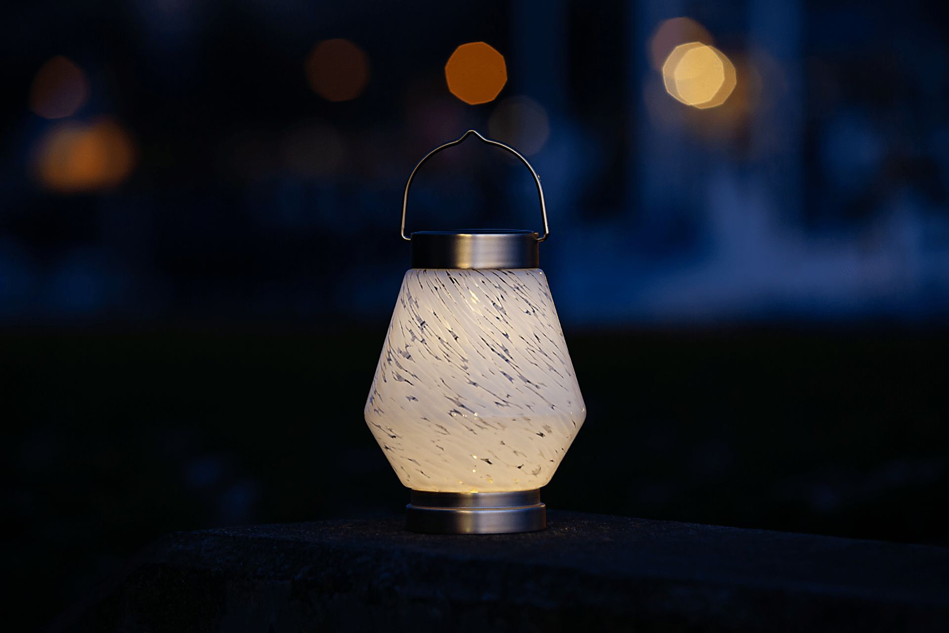 Zipton Isle Outdoor White Solar Lantern - Image 9