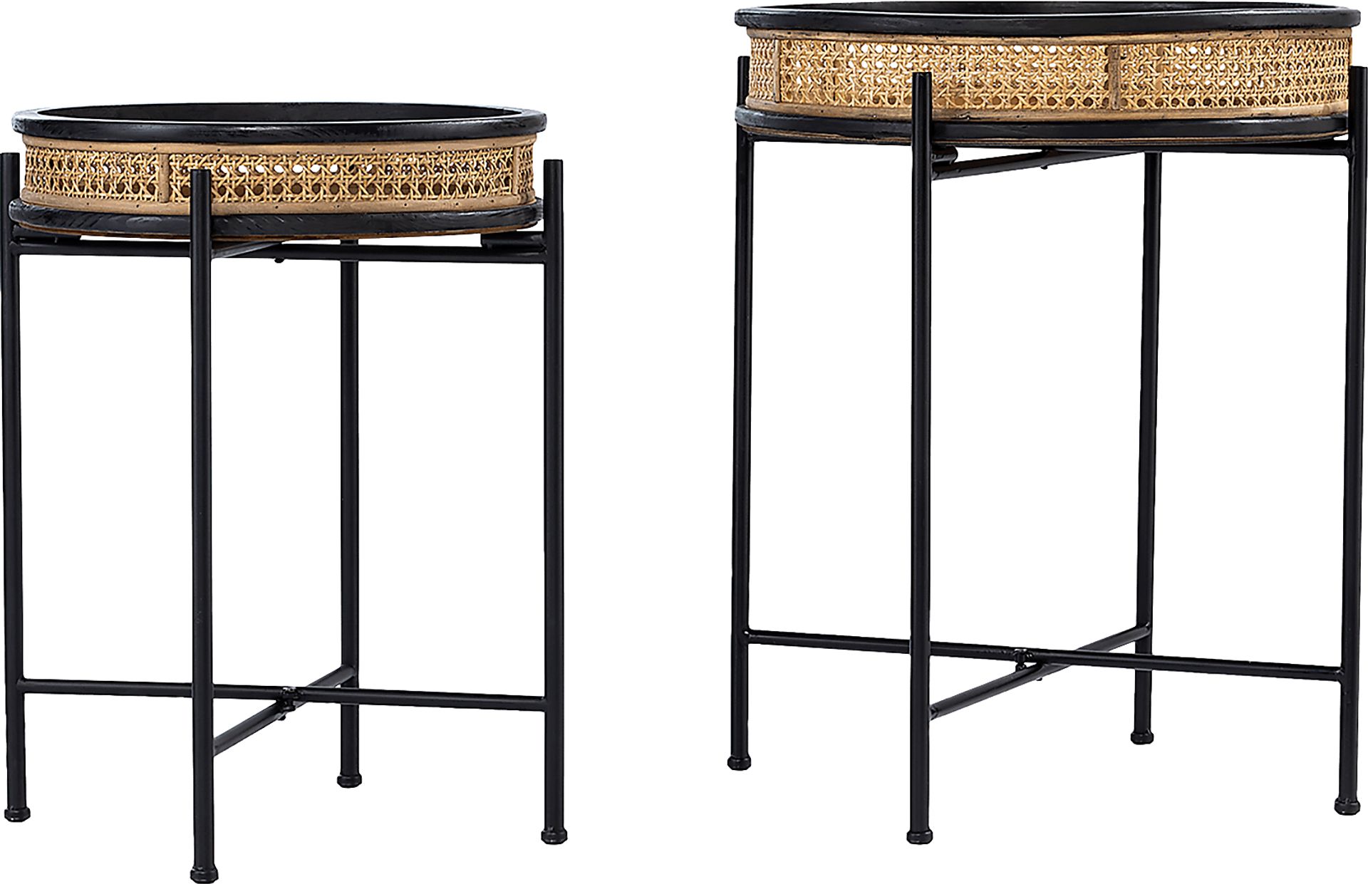 Zircone Black Accent Table, Set of 2 - Image 9