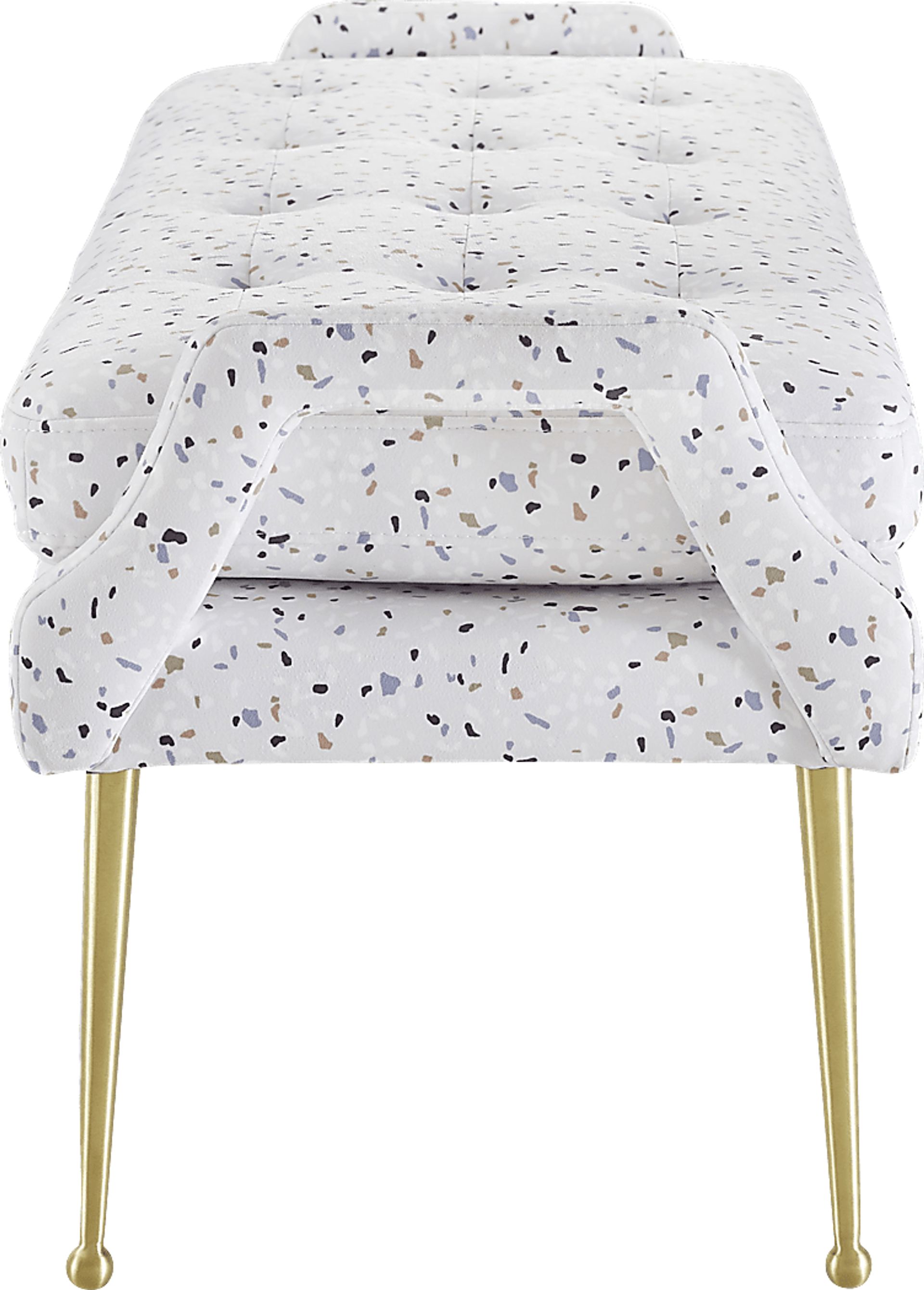 Zitto White Accent Bench - Image 3