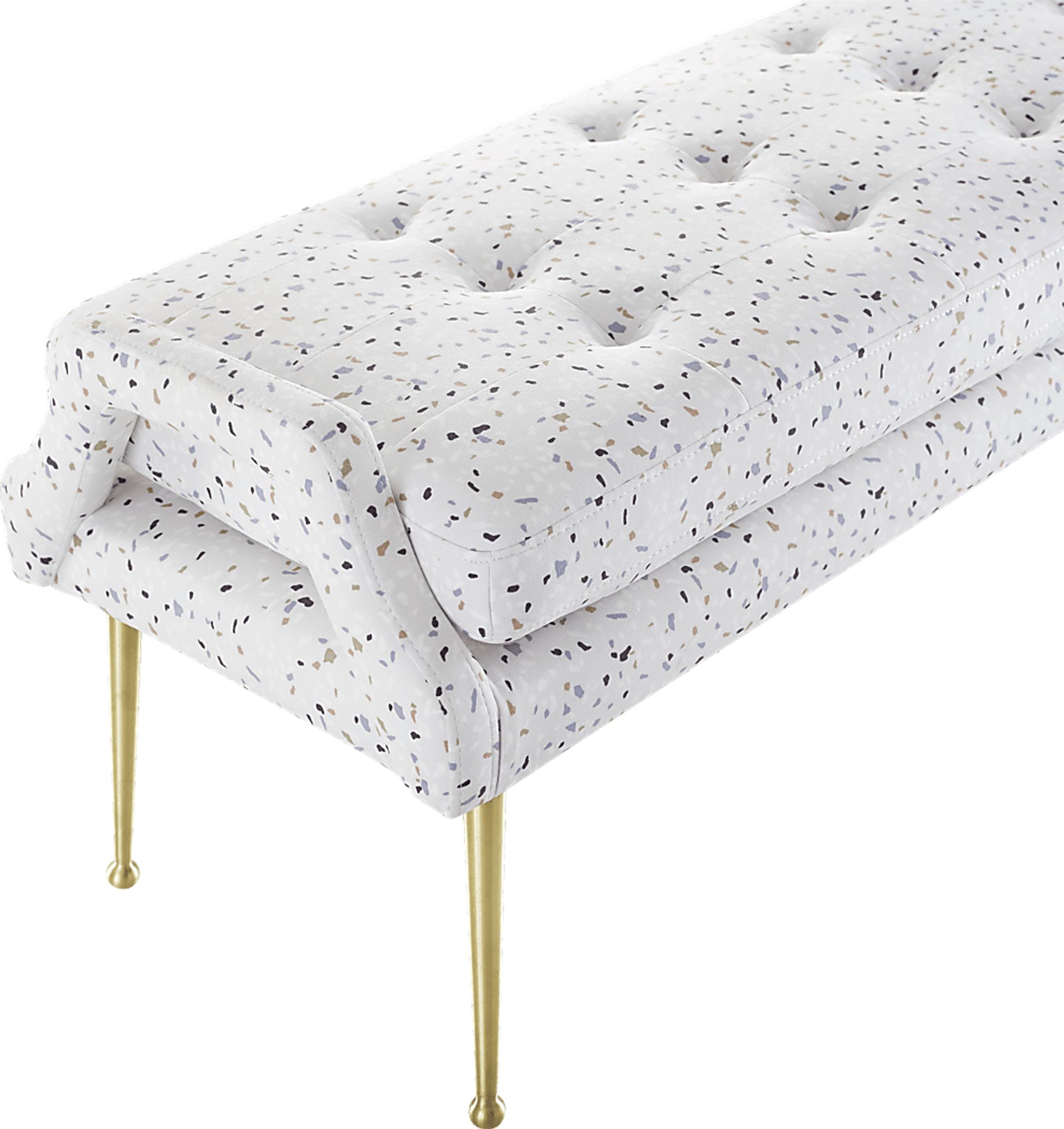Zitto White Accent Bench - Image 4