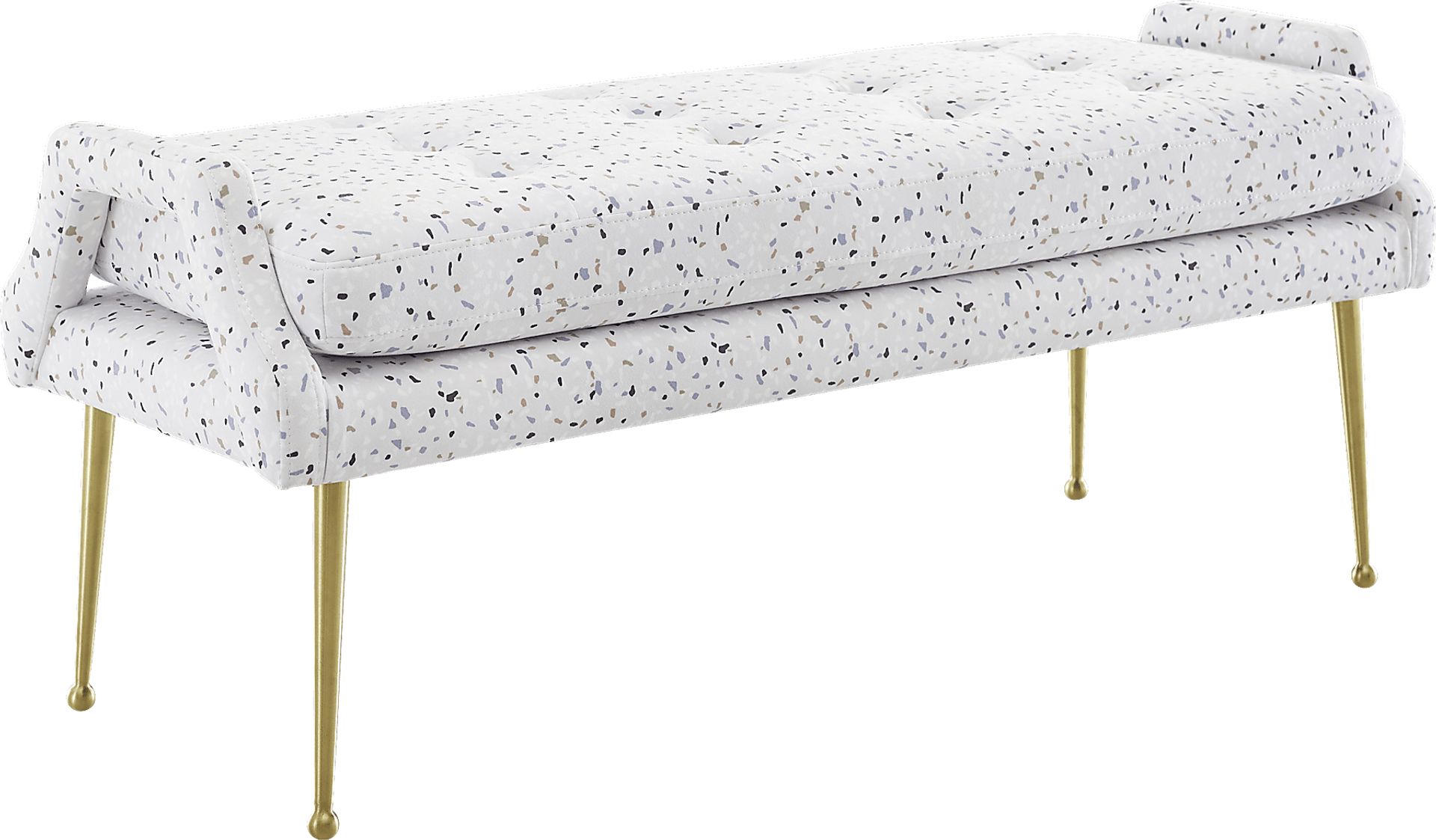 Zitto White Accent Bench - Image 1