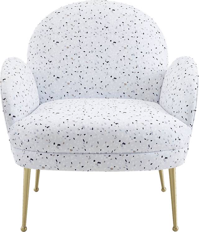 Zitto White Accent Chair - Thumbnail - Image 2