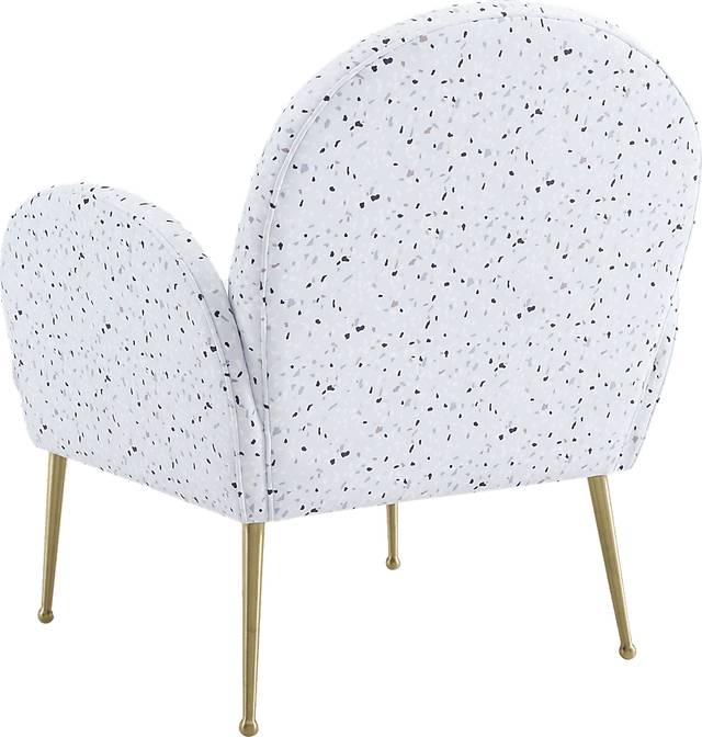 Zitto White Accent Chair - Thumbnail - Image 3