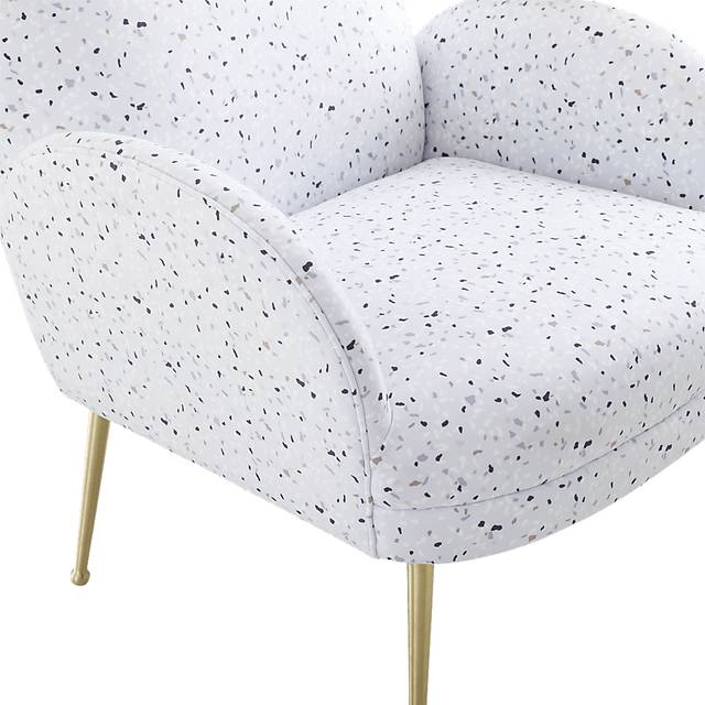 Zitto White Accent Chair - Thumbnail - Image 4