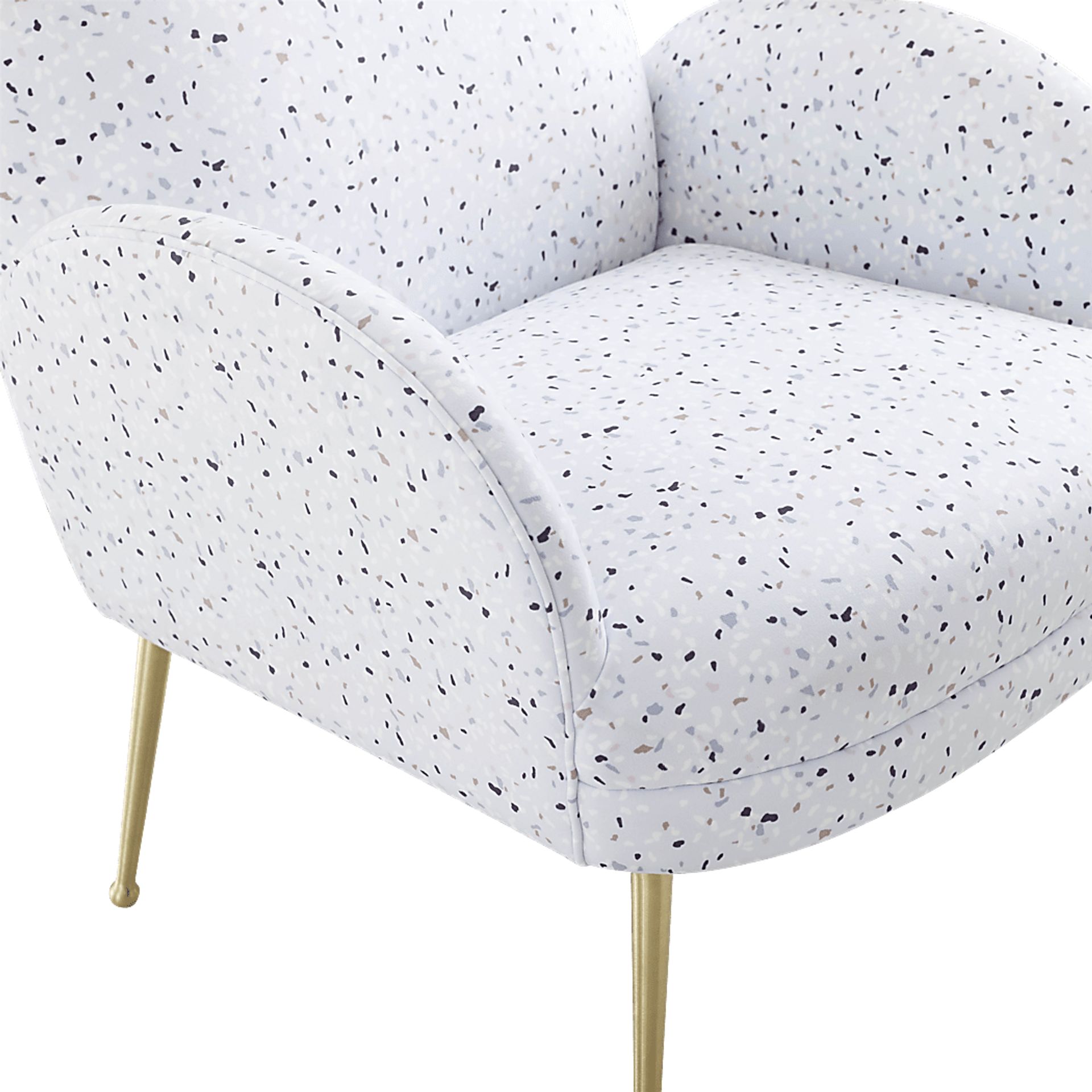 Zitto White Accent Chair - Image 4