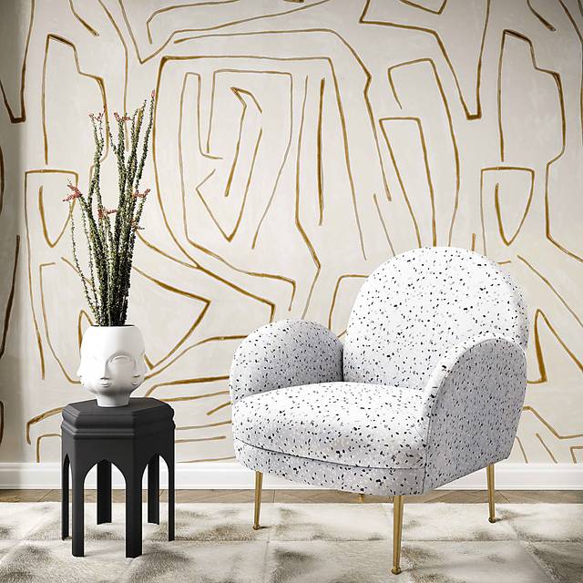Zitto White Accent Chair - Thumbnail - Image 5