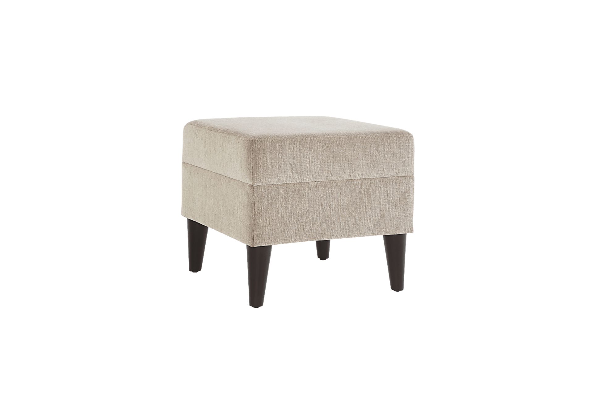 Zouave Beige Accent Chair and Ottoman - Image 3