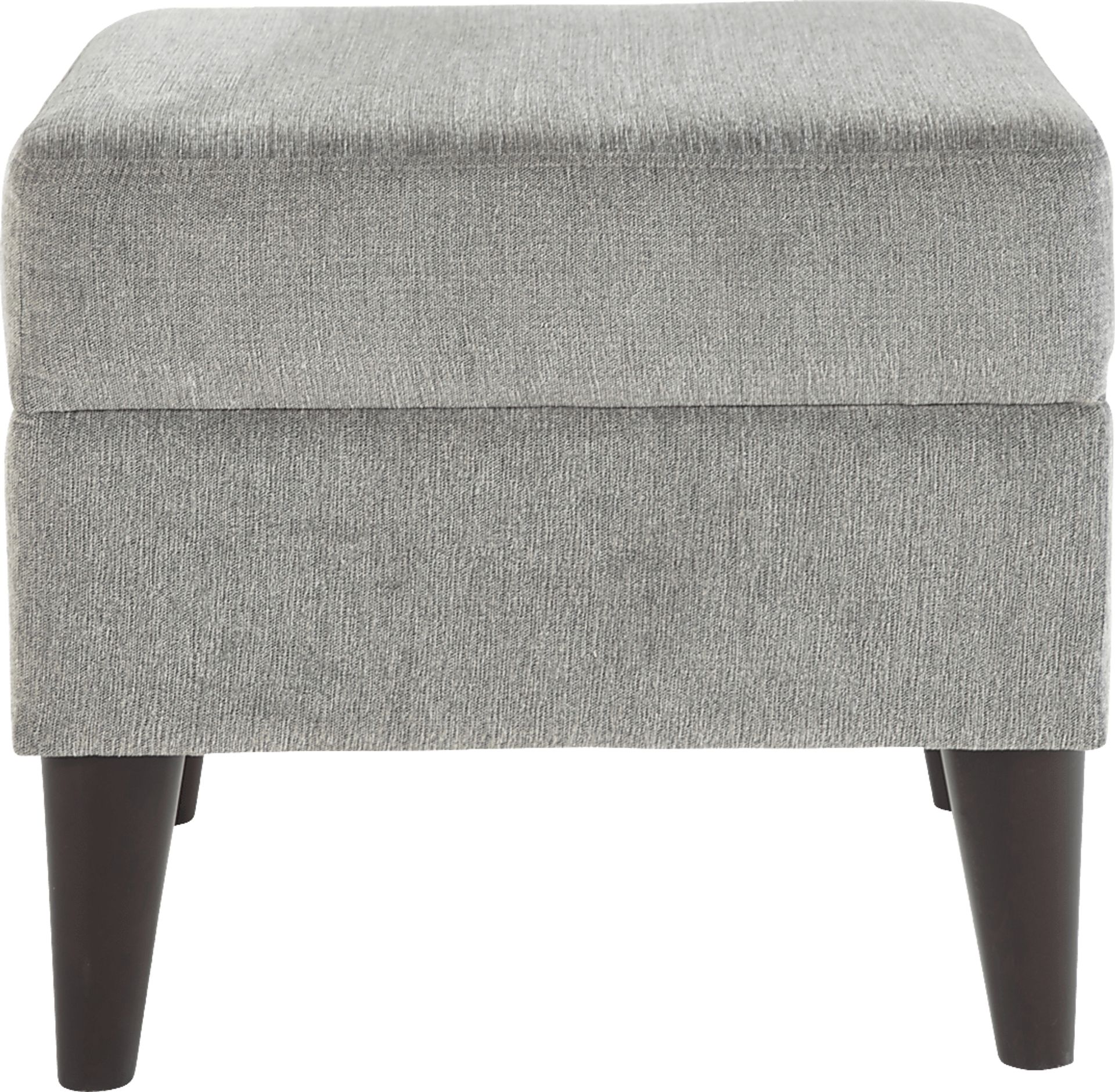 Zouave Gray Accent Chair and Ottoman - Image 3