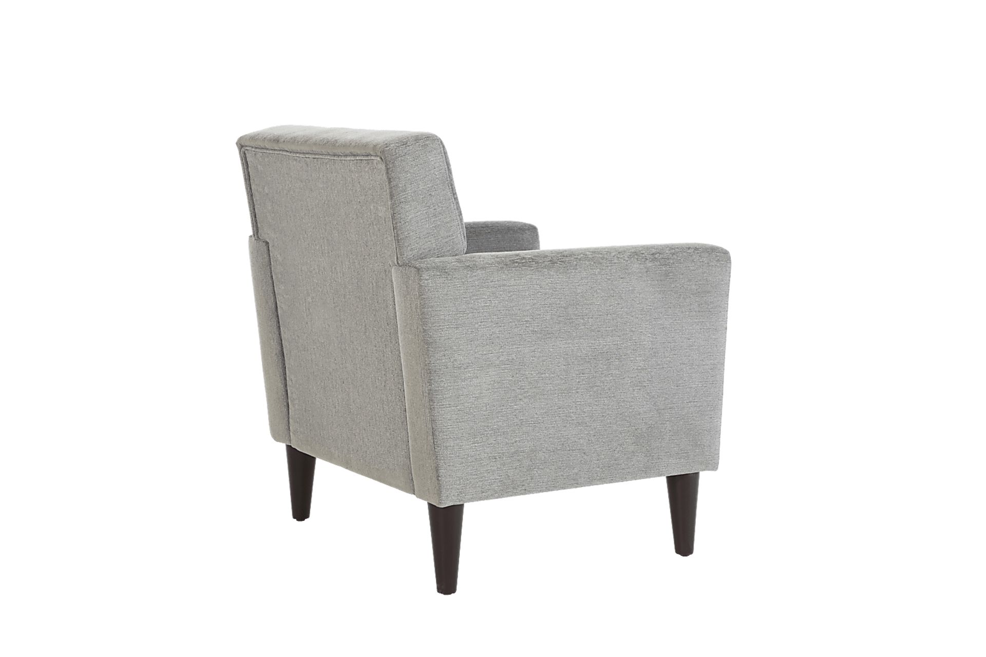 Zouave Gray Accent Chair and Ottoman - Image 7