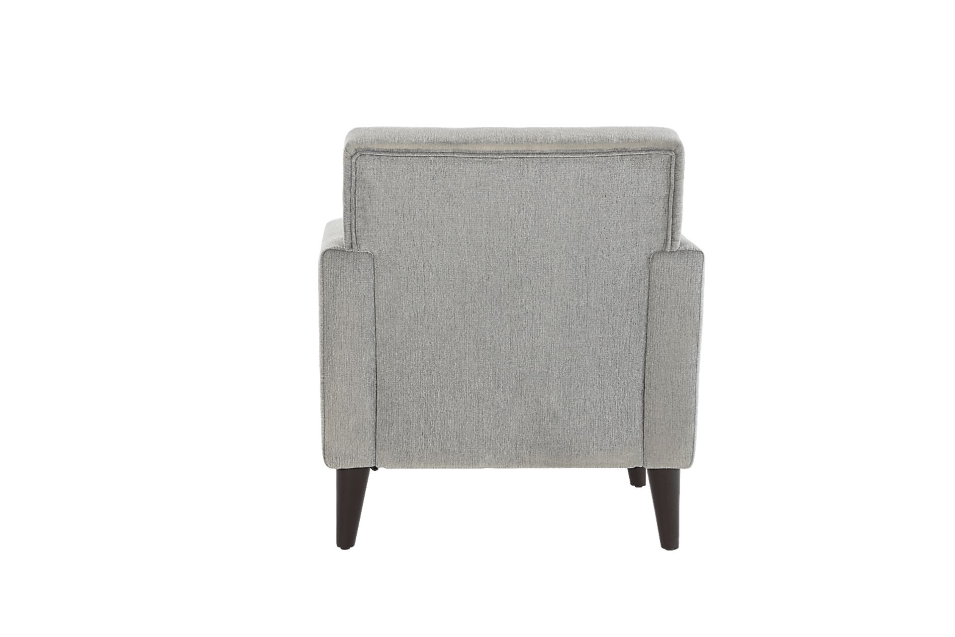 Zouave Gray Accent Chair and Ottoman - Image 8