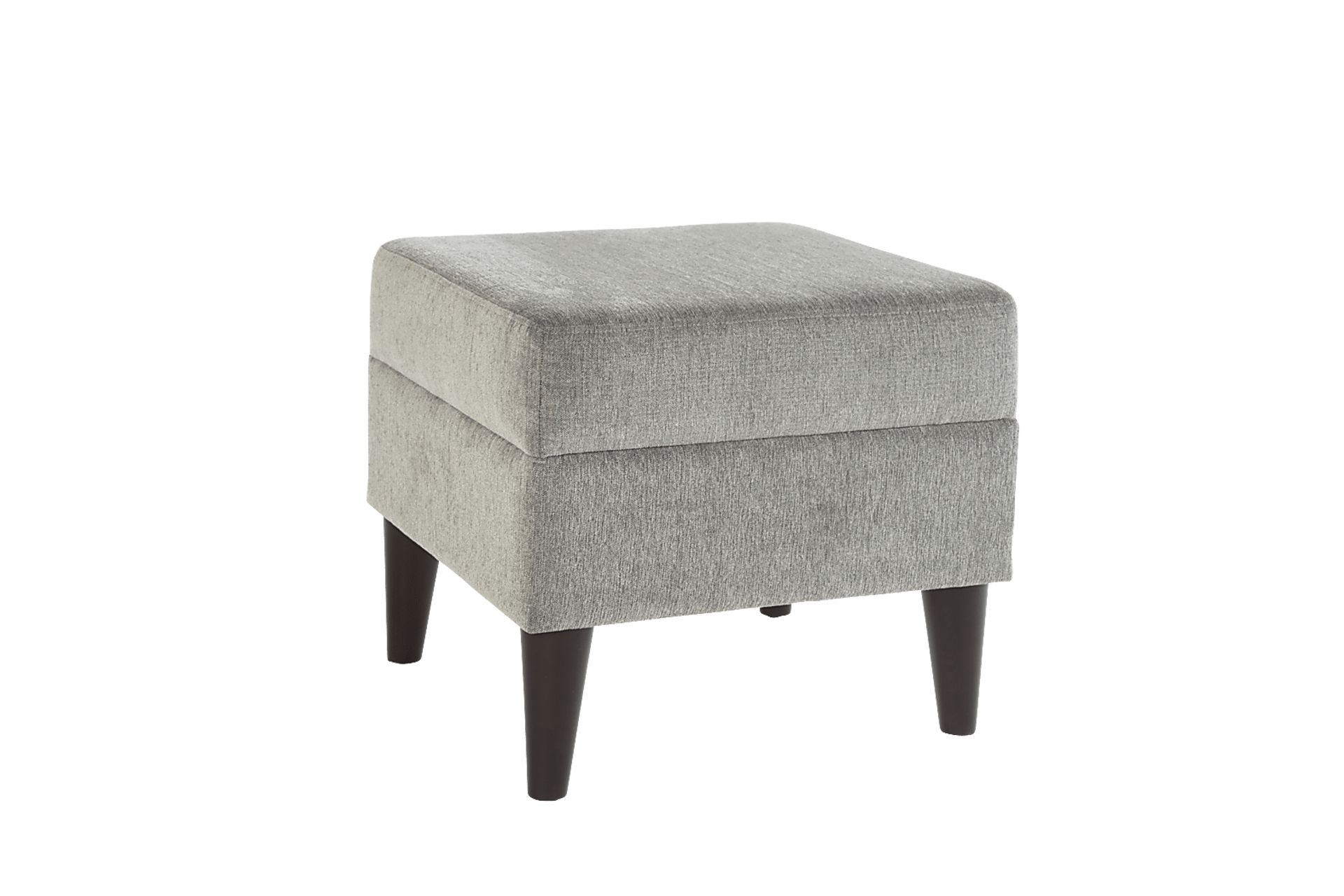 Zouave Gray Accent Chair and Ottoman - Image 9