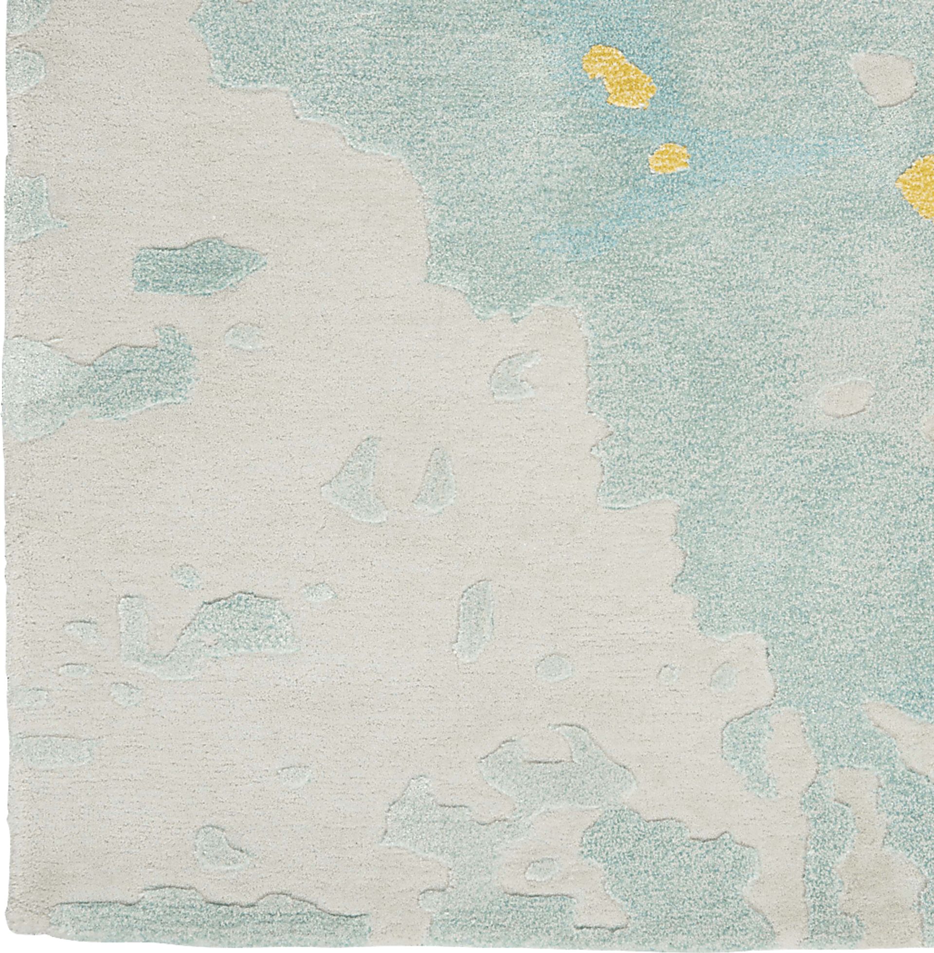 Zoulez Seafoam/Gold 8'6 x 11'6 Rug - Image 5