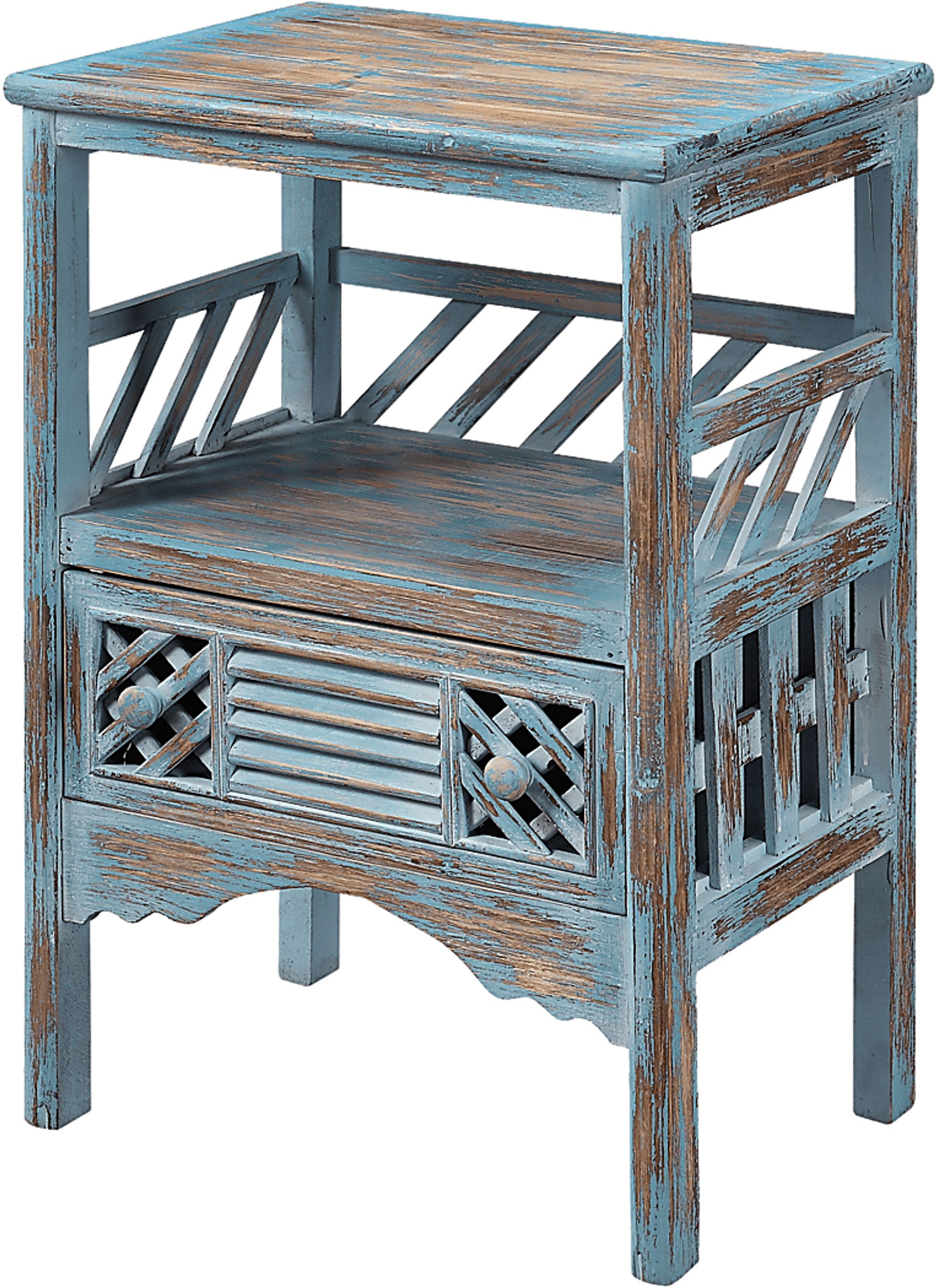 Zowen Blue Accent Table - Image 1