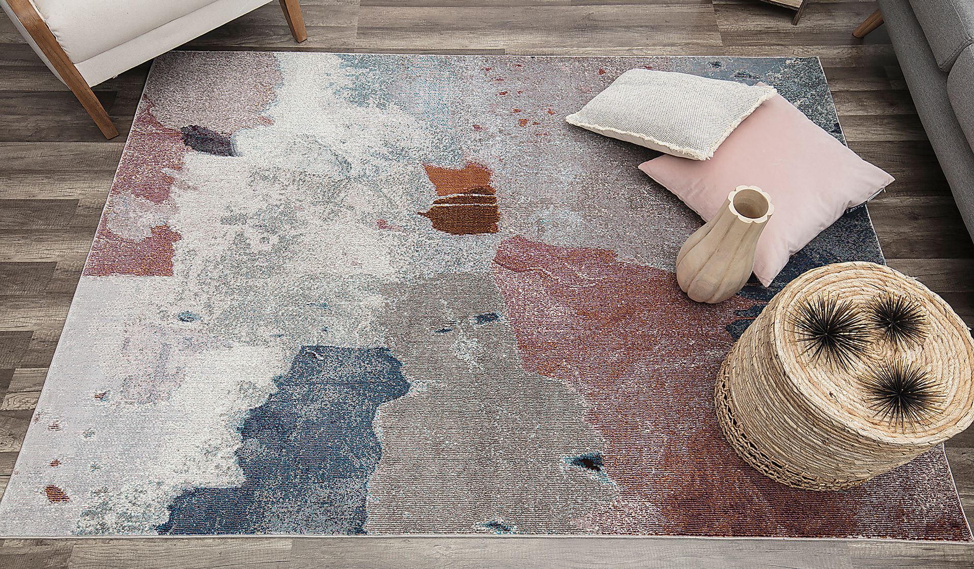 CosmoLiving By Cosmopolitan Zowey Gray 8' x 10' Rug - Image 4