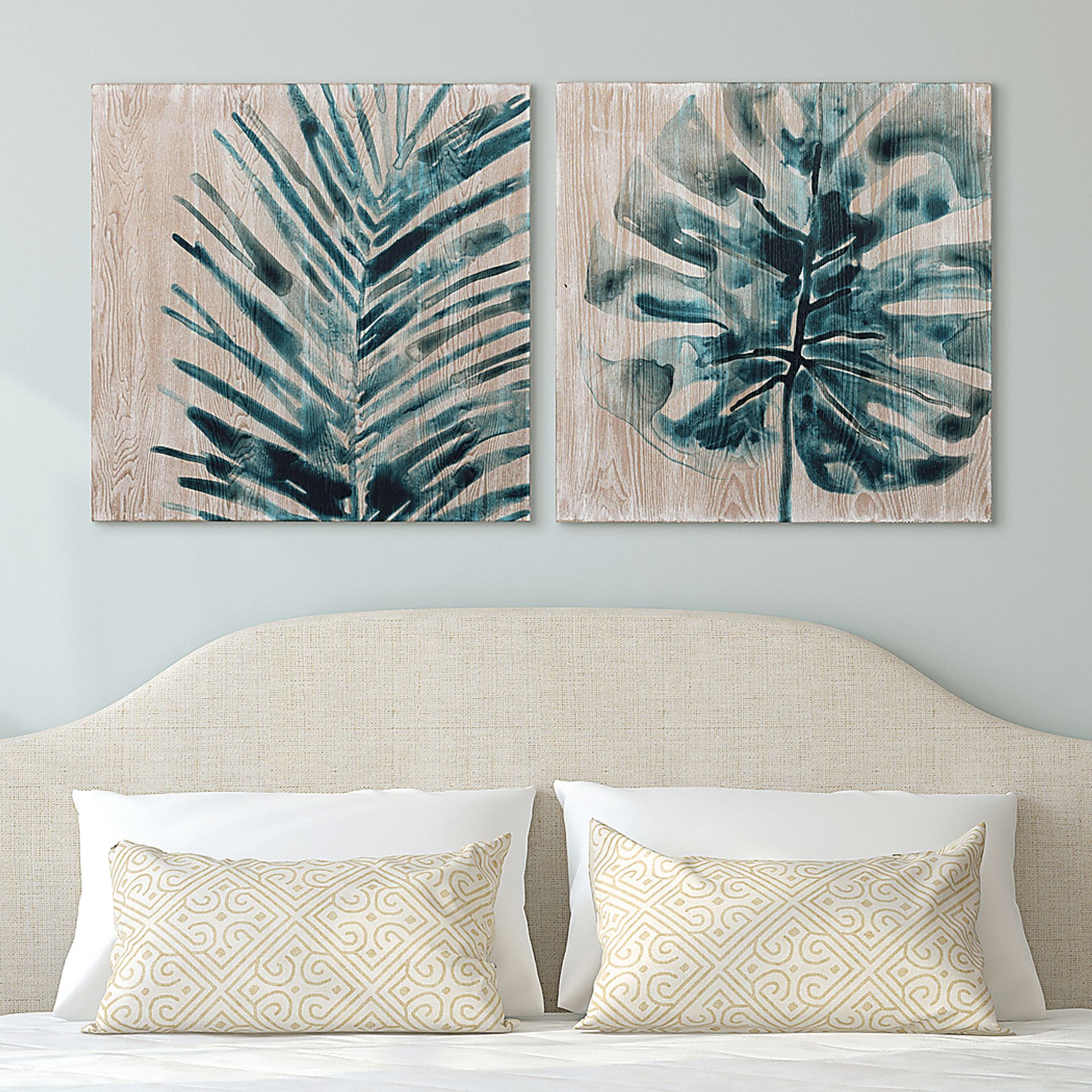 Zozobra Blue Artwork, Set of 2 - Image 3