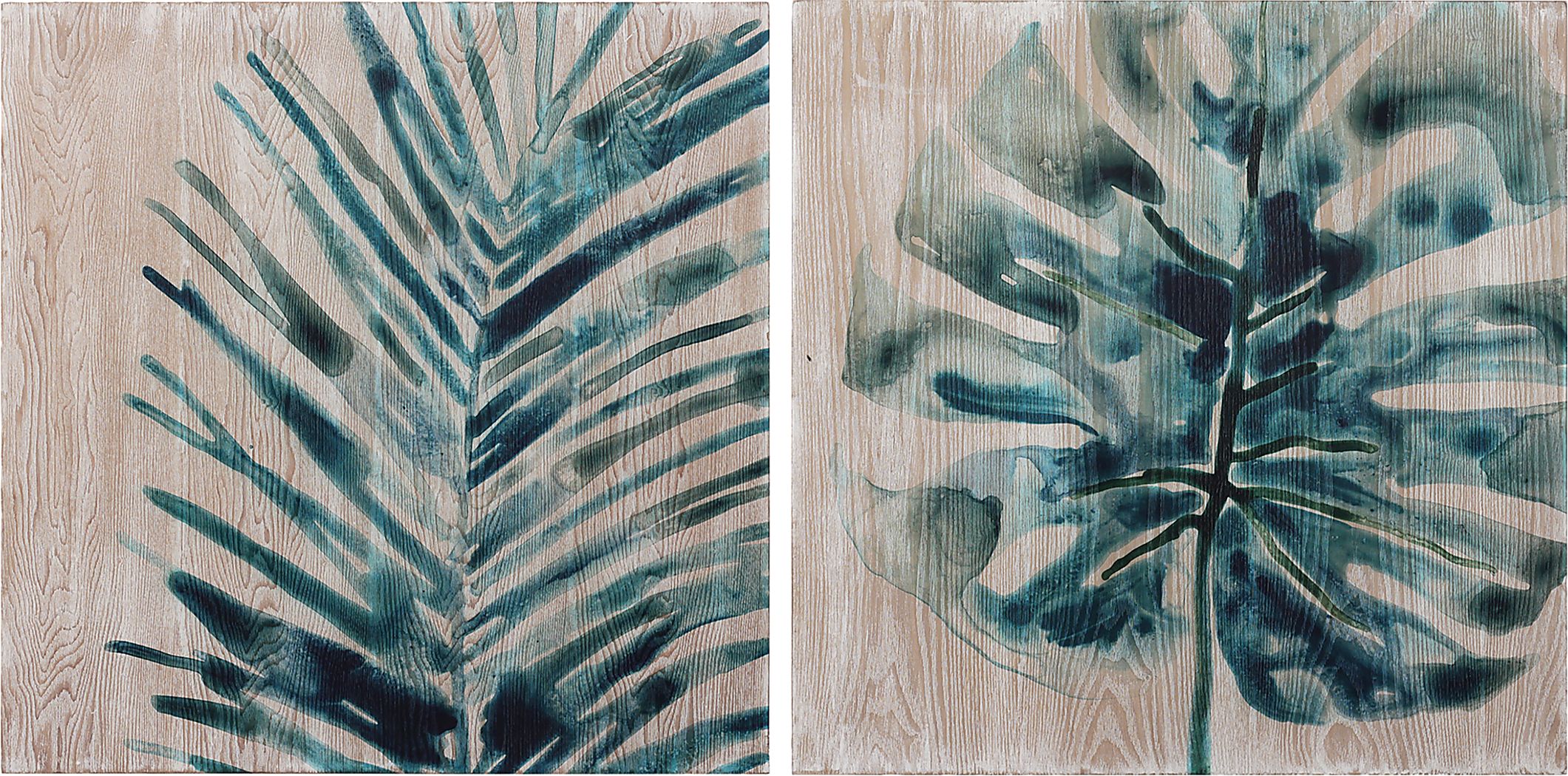 Zozobra Blue Artwork, Set of 2