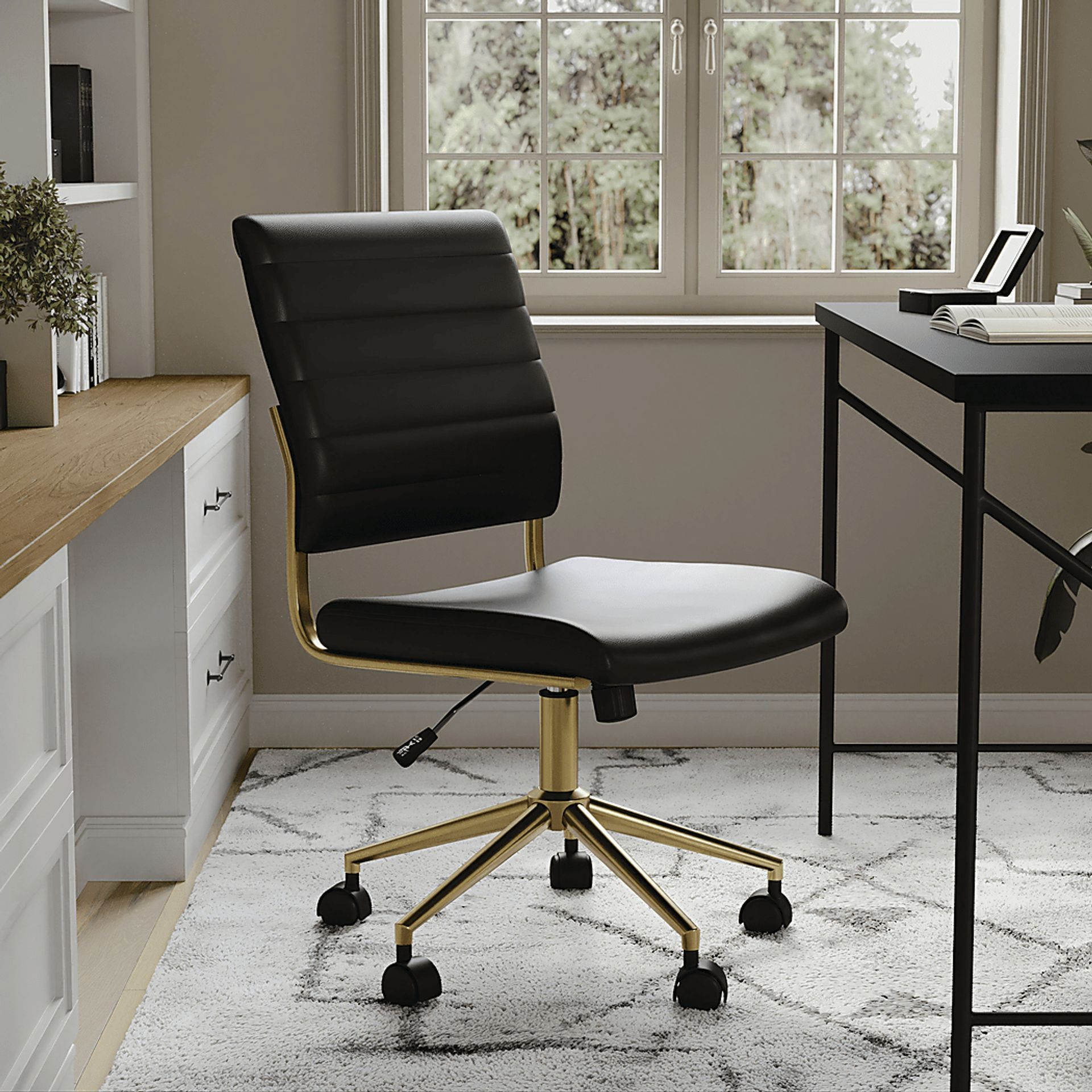 Zubicek Black Office Chair - Image 2