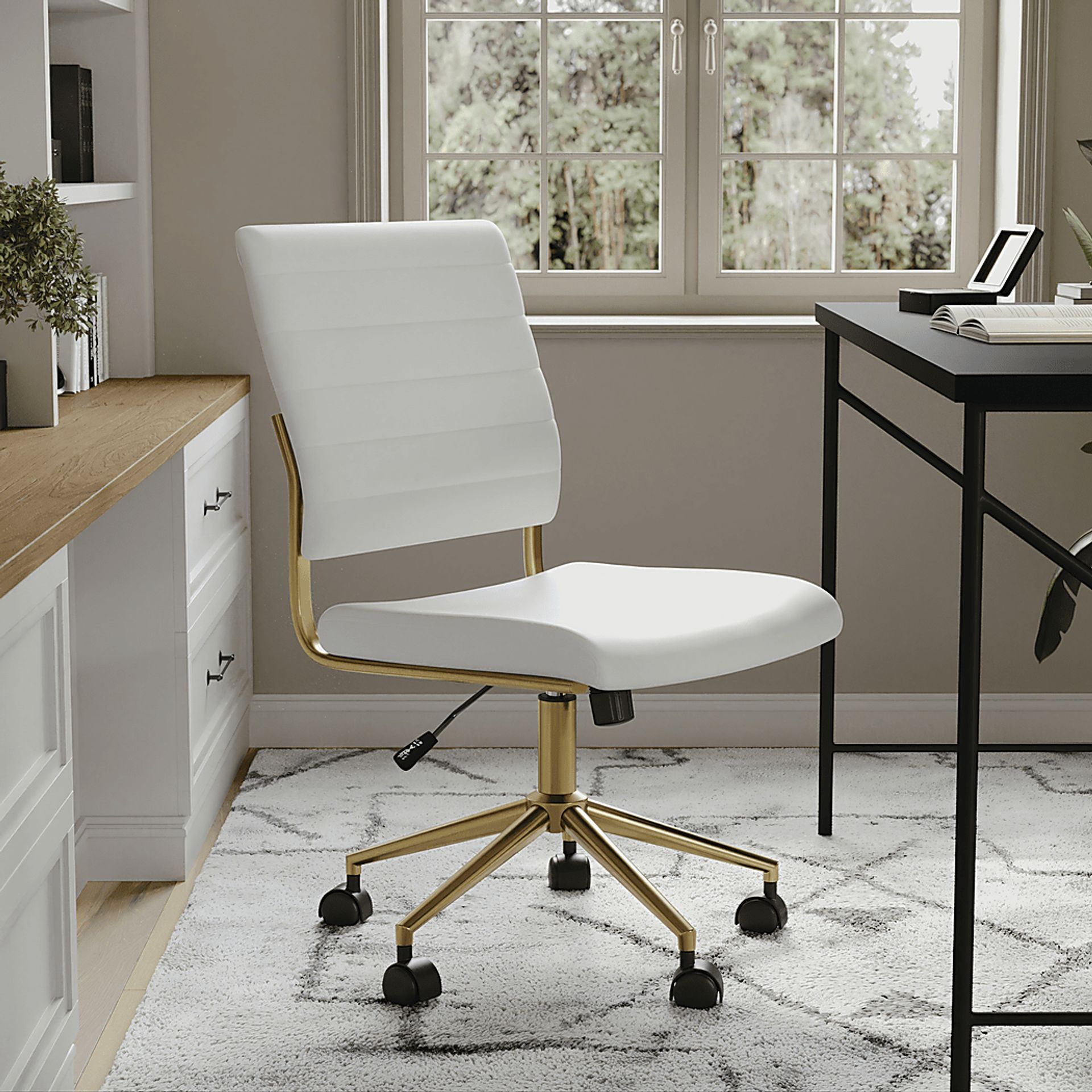 Zubicek White Office Chair - Image 2