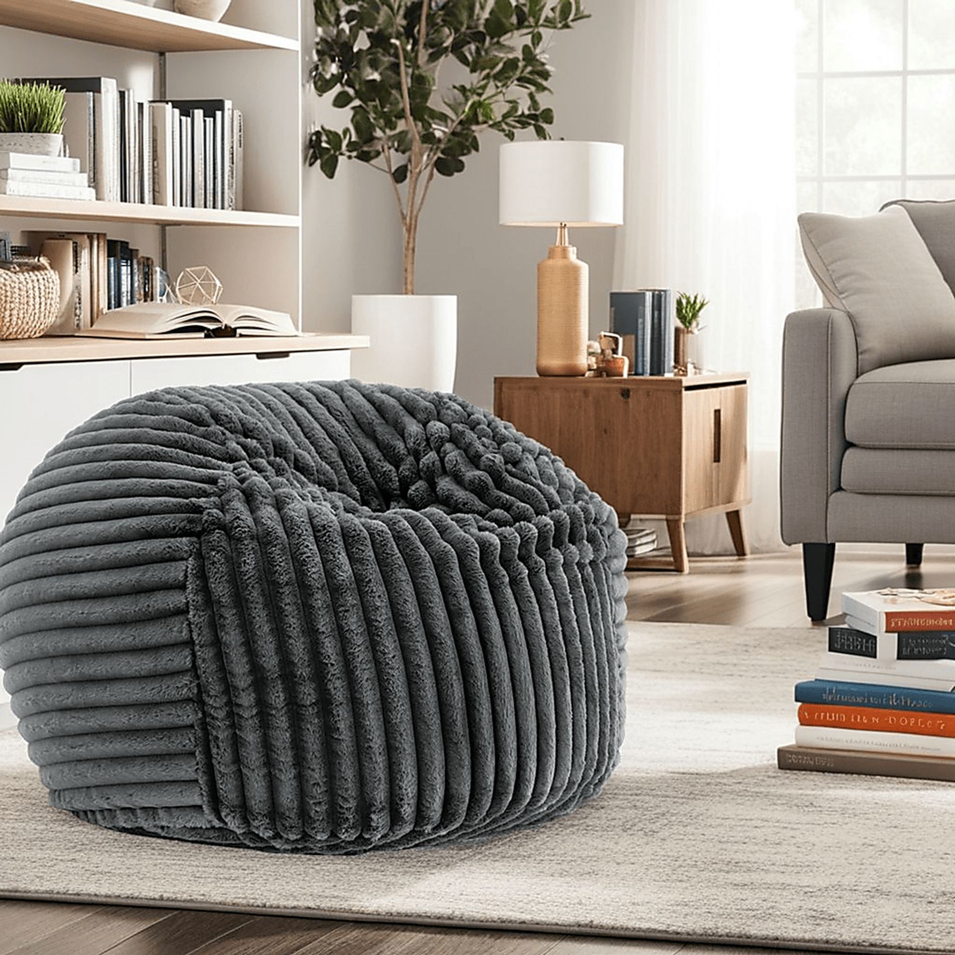Zugni Charcoal Accent Chair - Image 5