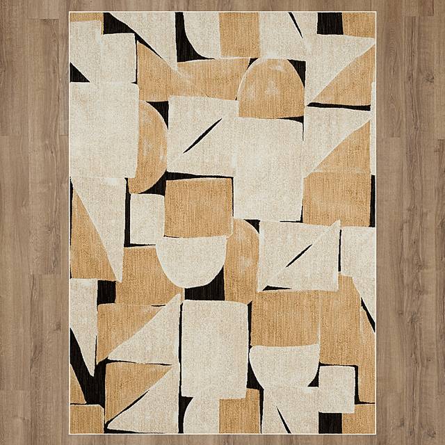 Stacy Garcia Zuhu Cream 5'3 x 7'10 Rug - Thumbnail - Image 3