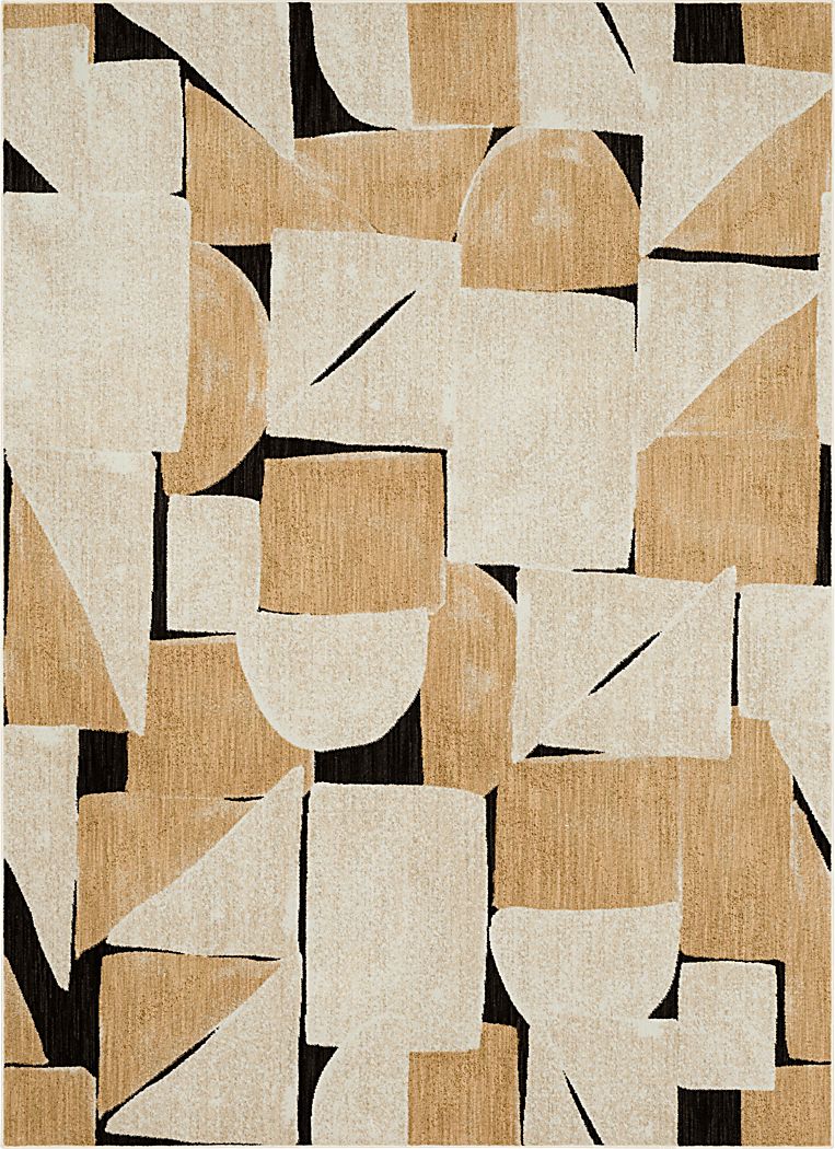 Zuhu Cream Beige Rug | Rooms to Go