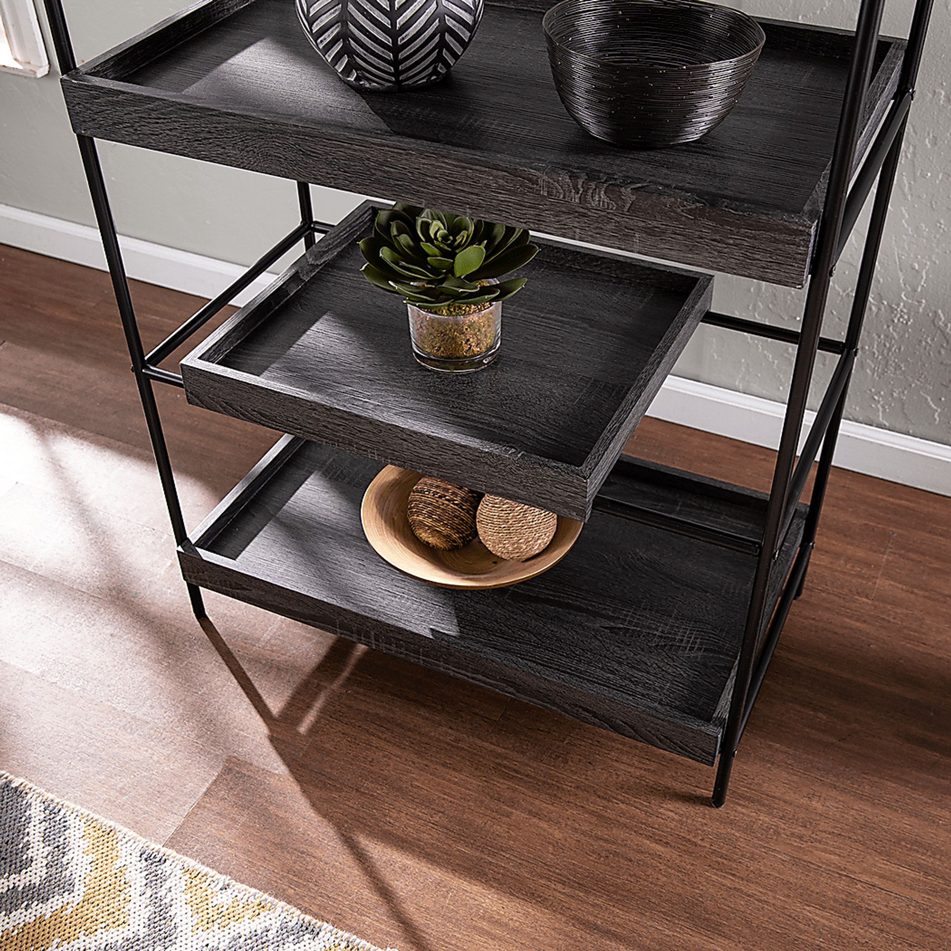 Zuill Black Bookcase - Image 4
