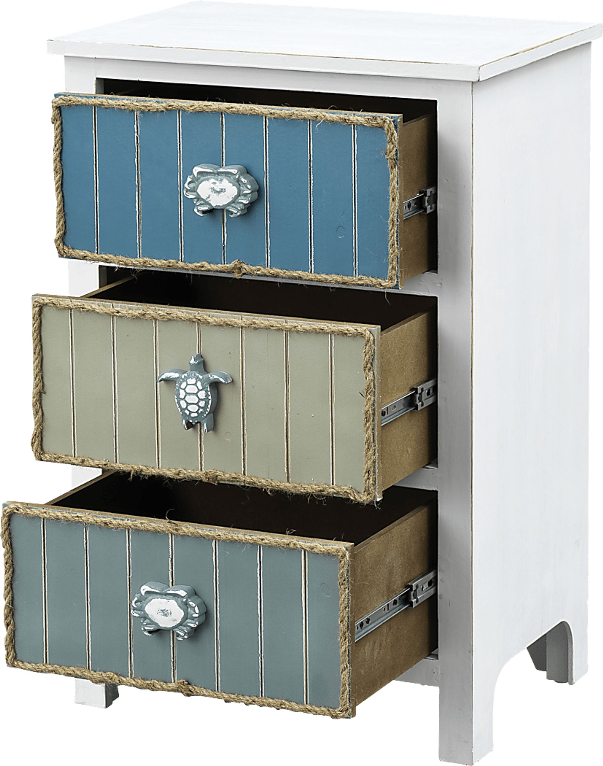 Zuinn White Accent Cabinet - Image 3