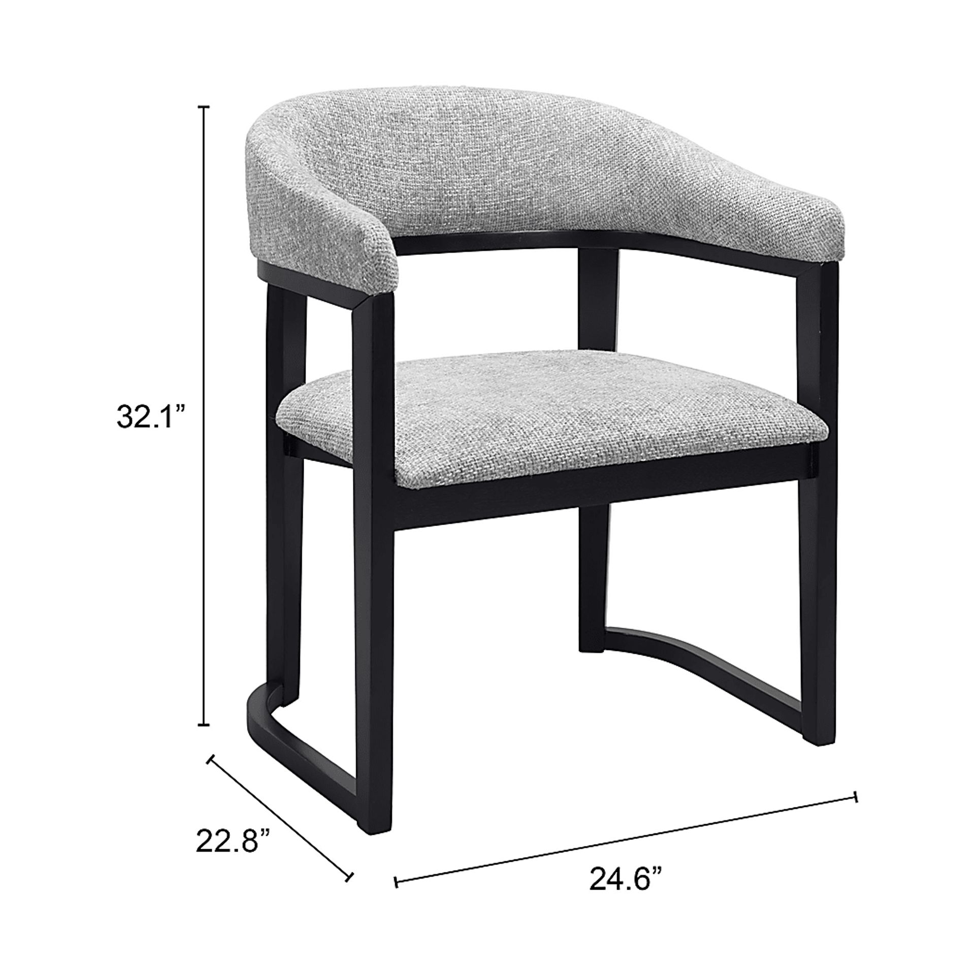 Zulay Gray Dining Chair - Image 2