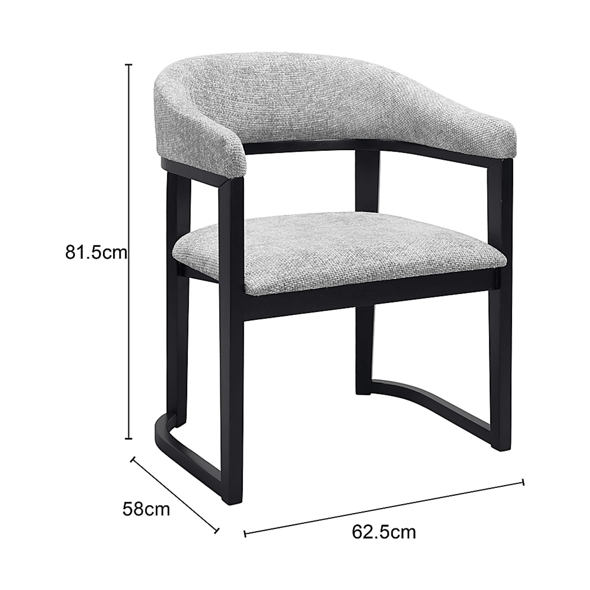 Zulay Gray Dining Chair - Image 3