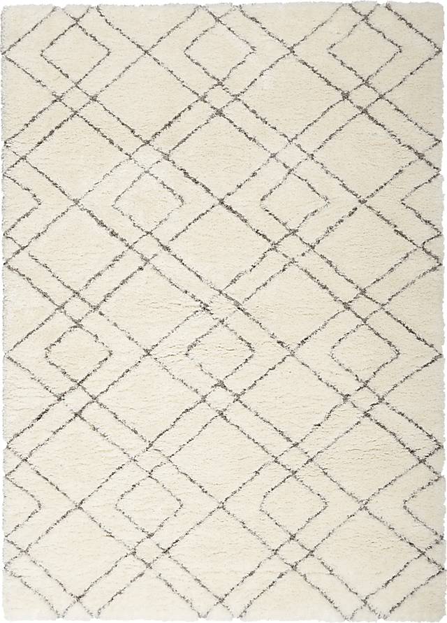 Zulea Ivory 6'7 x 9'2 Rug - Thumbnail - Image 1